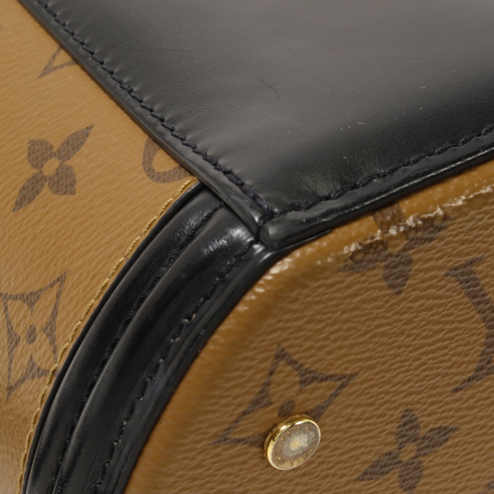 LOUIS VUITTON Monogram Reverse Cannes手挽肩背兩用袋