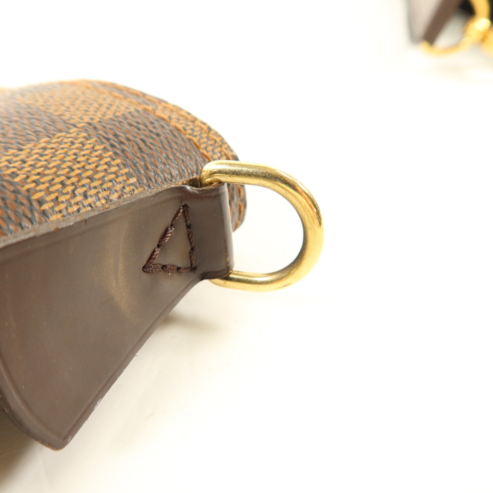 LOUIS VUITTON Damier Jersey金扣手挽肩背兩用袋