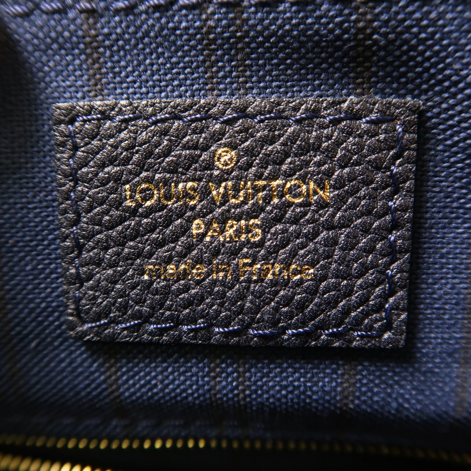 LOUIS VUITTON Monogram Empreinte Speedy 25金扣手挽肩背兩用袋黑色