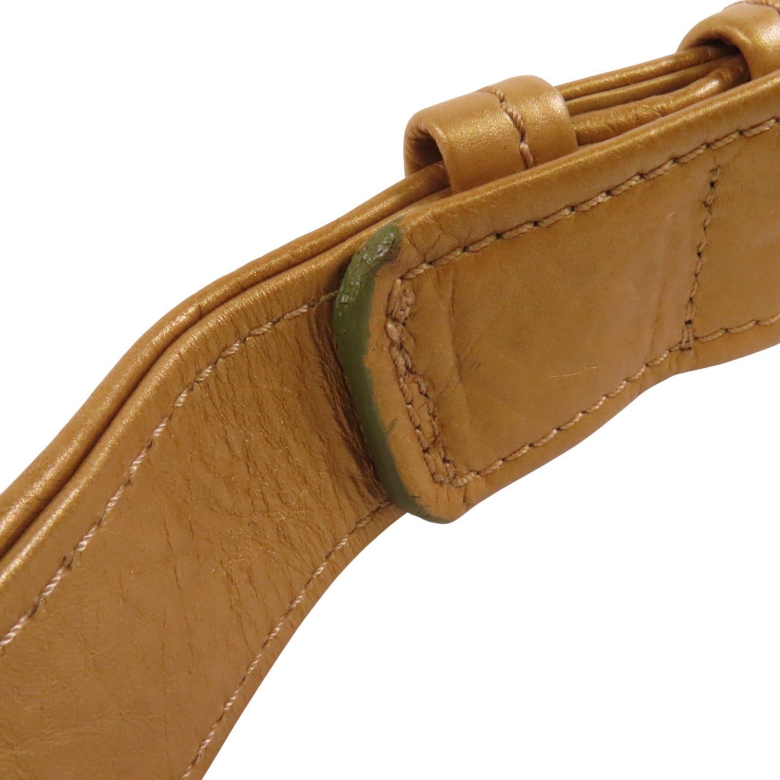 CHANEL 牛皮皮革Belt Bag銀扣腰包