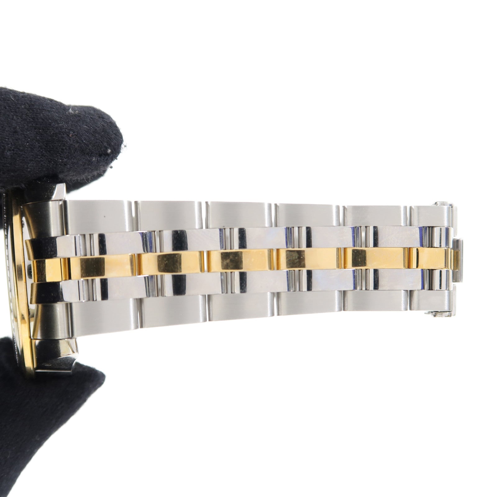 TUDOR Glamour Date不鏽鋼/18K黃金手錶自動機芯金色