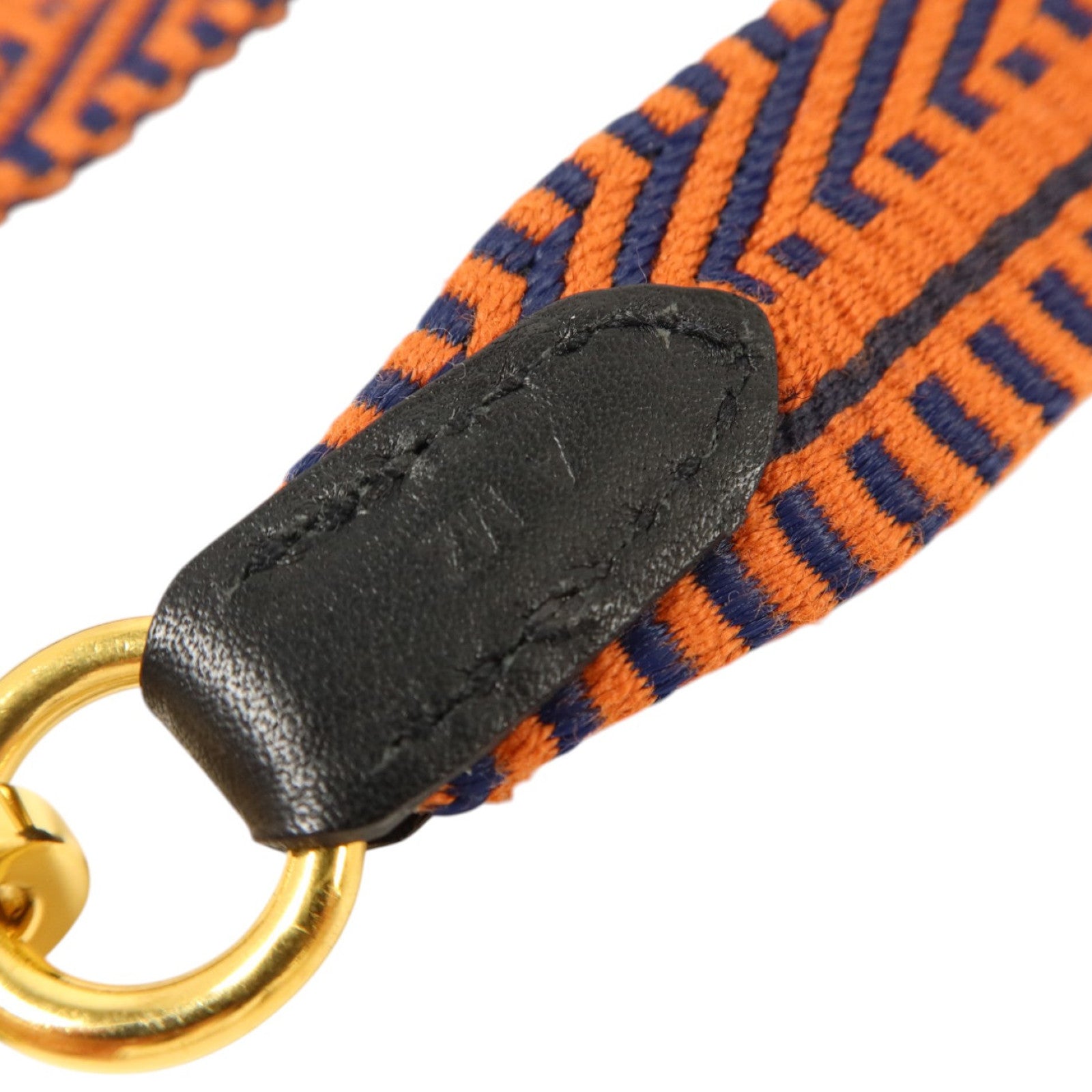HERMES 帆布/Swift皮革Sangle Cavale Strap 25mm金扣肩帶