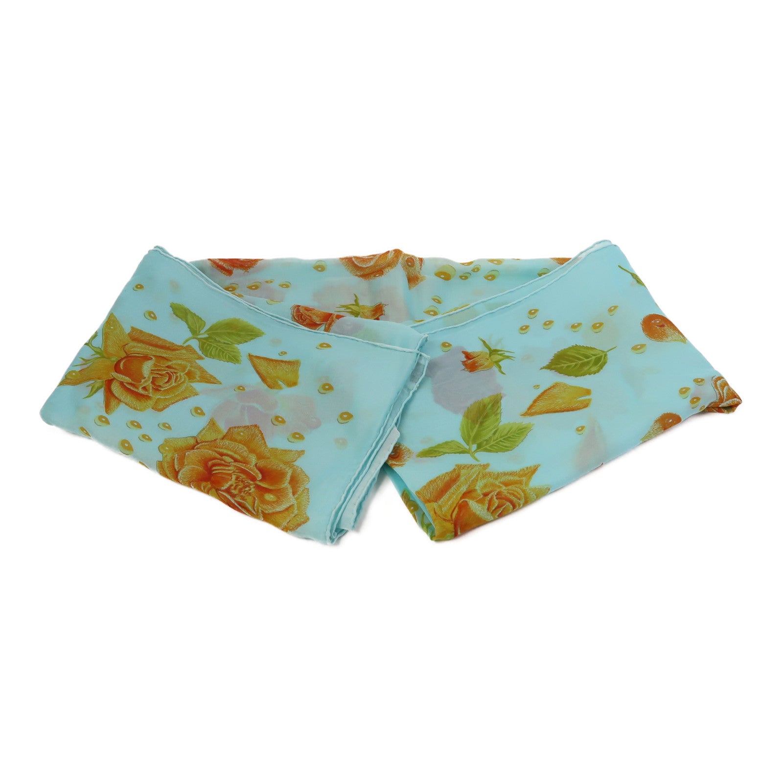 HERMES 【激減優惠】絲質70x195 Scarf圍巾湖水綠色
