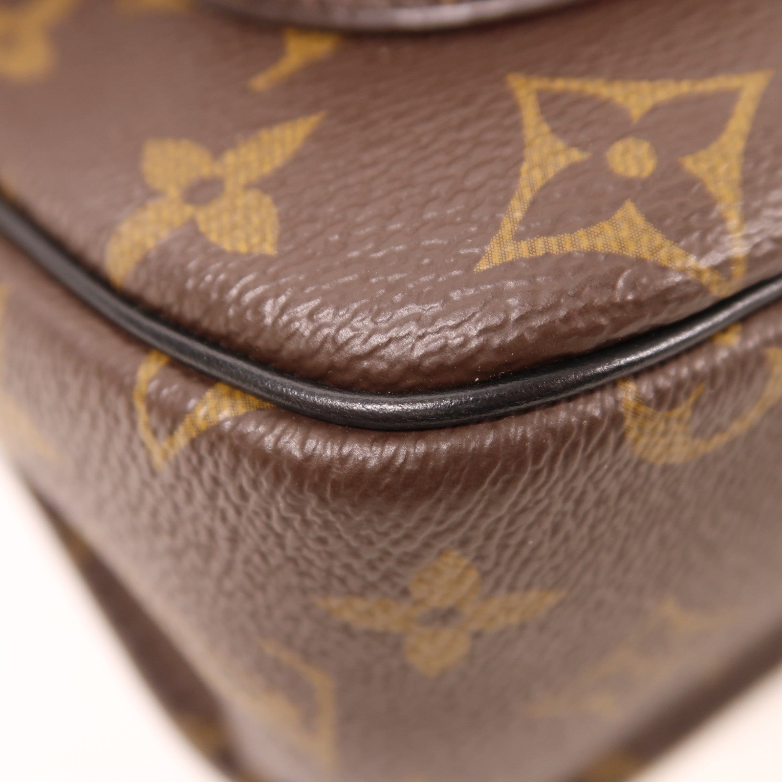 LOUIS VUITTON Monogram Passy金扣肩背袋棕色