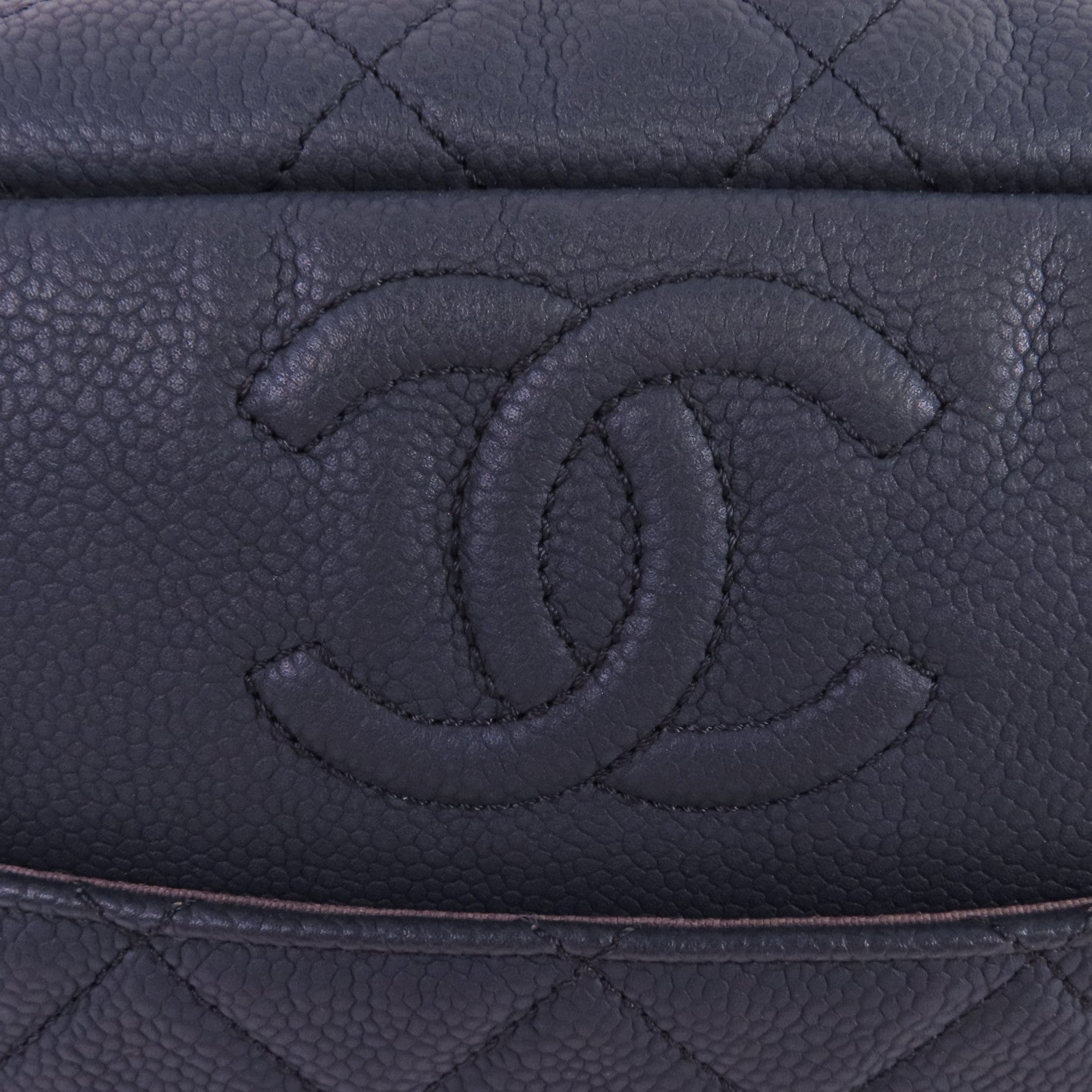 CHANEL 牛皮皮革Chain Shoulder Bag金扣鏈帶肩背袋