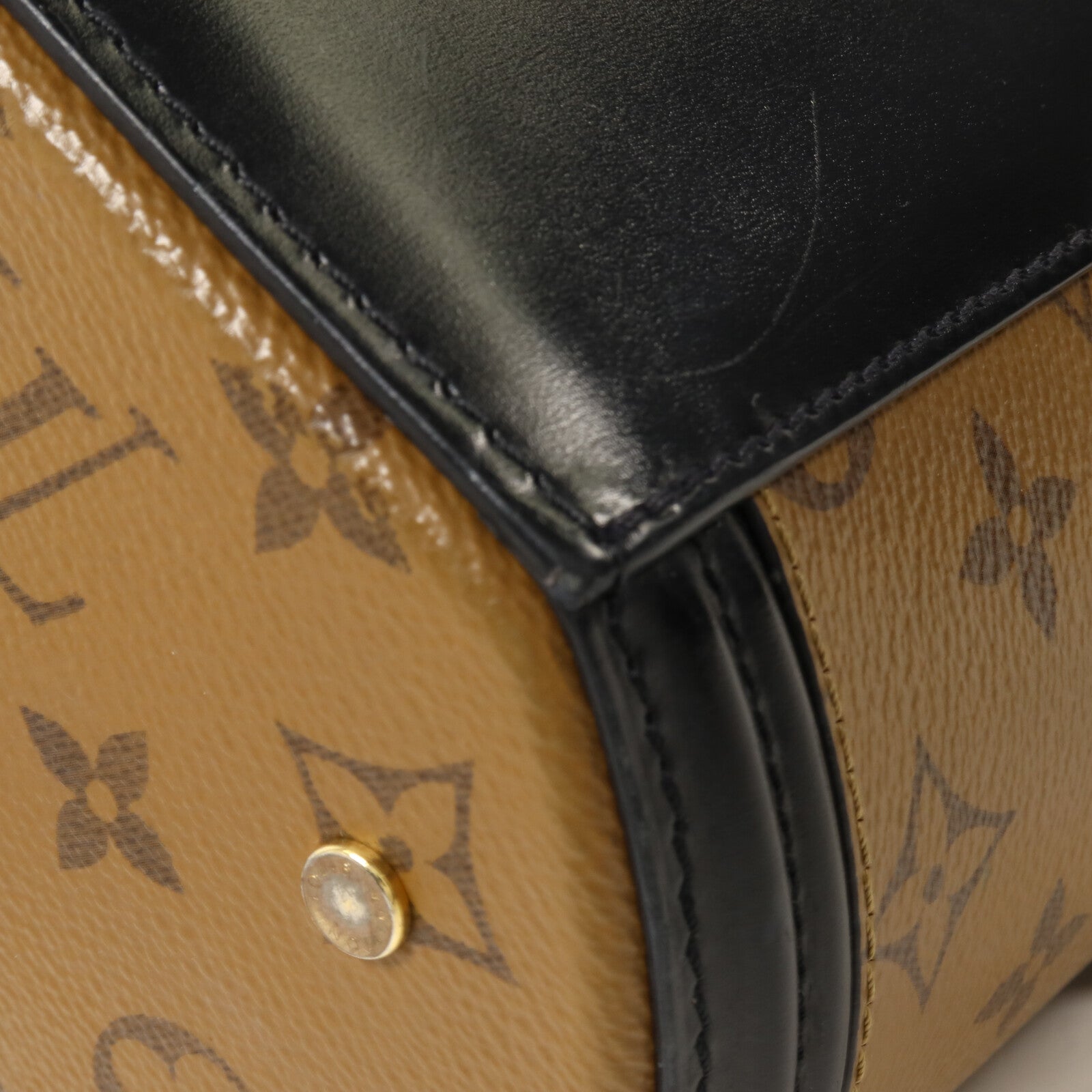 LOUIS VUITTON Monogram Reverse Cannes手挽肩背兩用袋