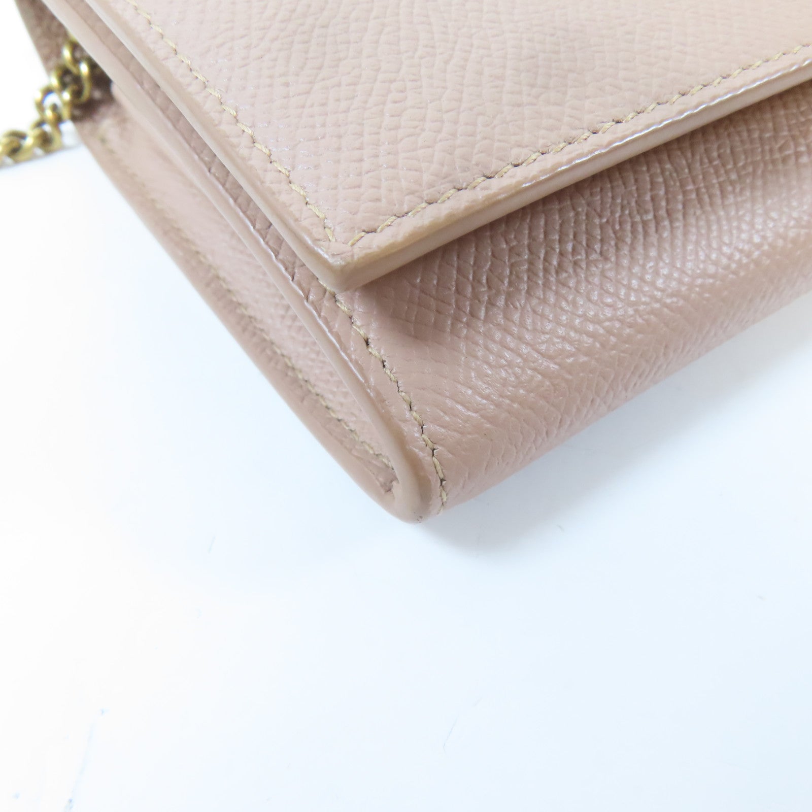 BALENCIAGA 牛皮皮革Shoulder Bag金扣鏈帶肩背袋粉紅色
