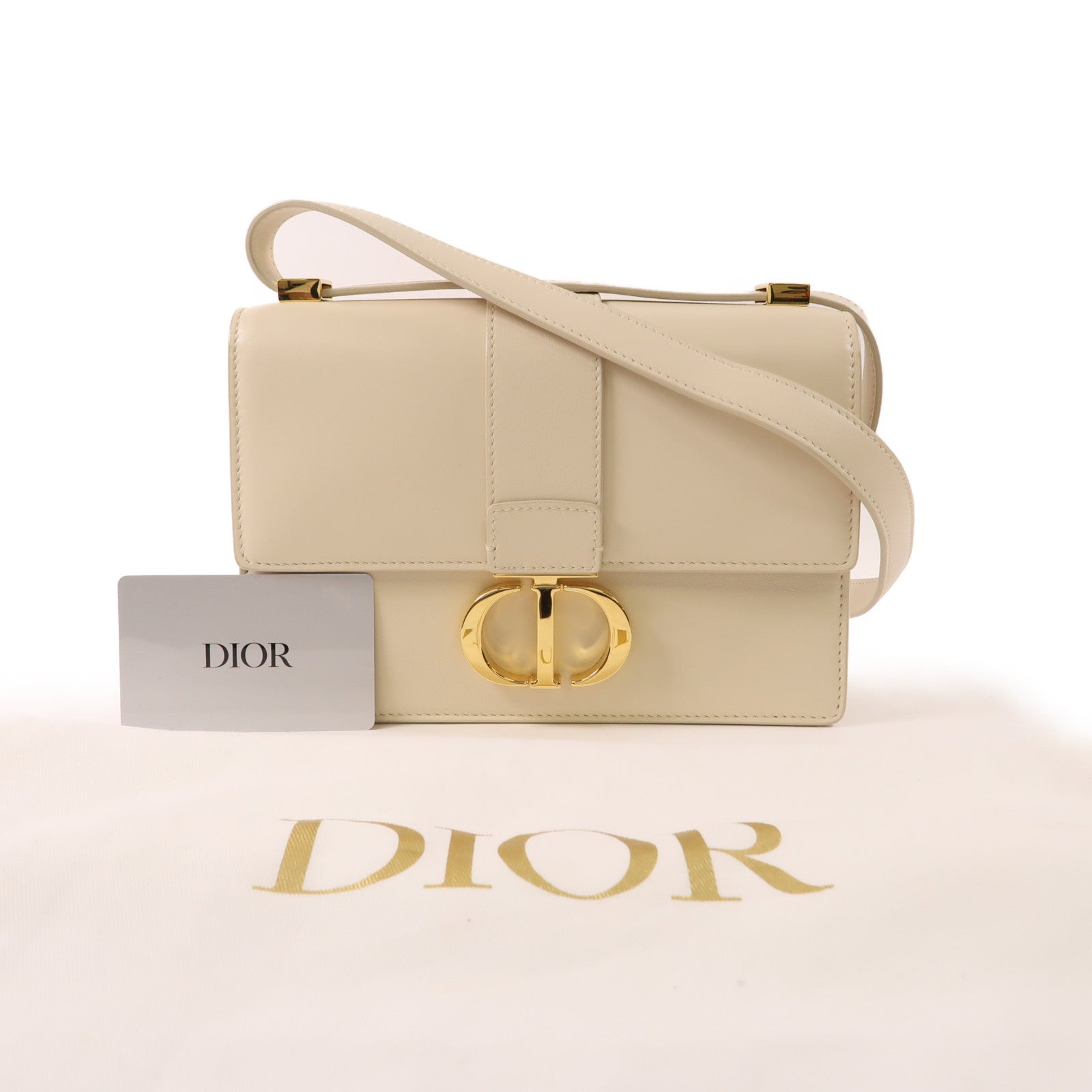 Dior 牛皮皮革Montaigne 30金扣肩背袋