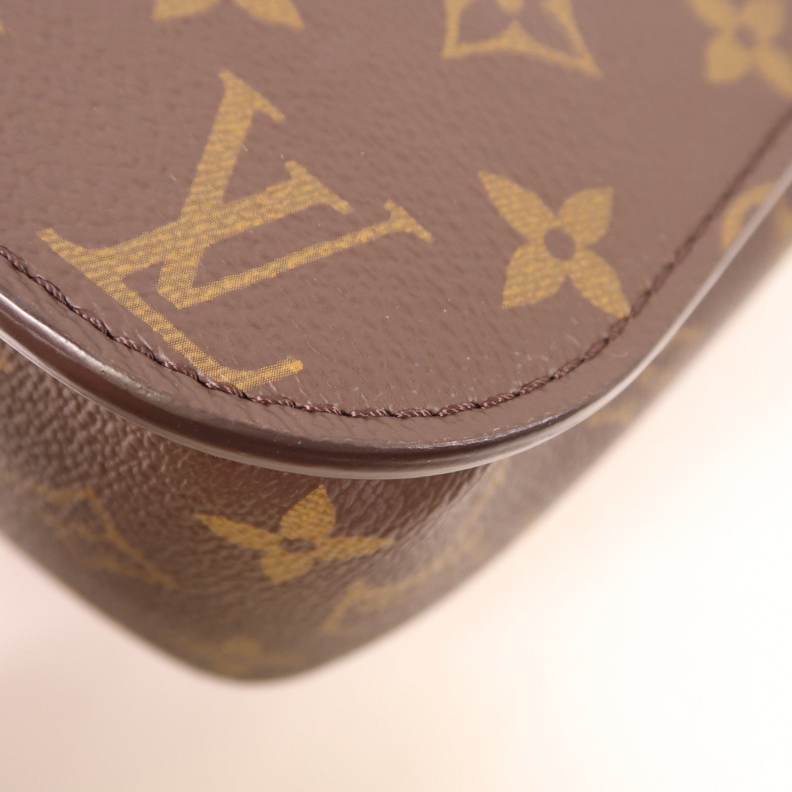 LOUIS VUITTON Monogram Passy金扣肩背袋棕色
