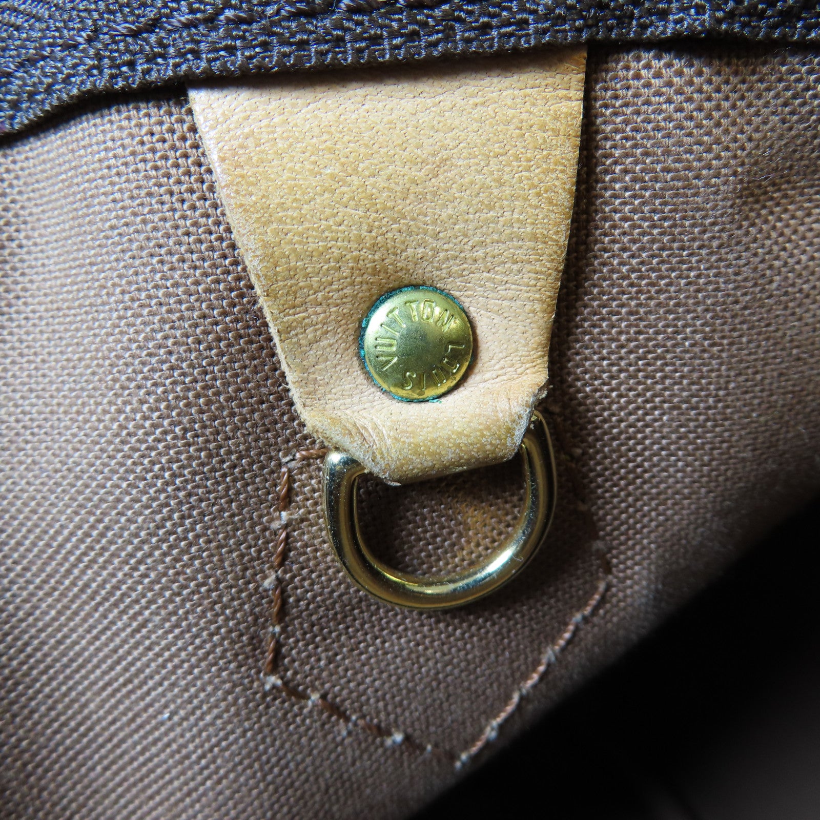 LOUIS VUITTON **【激減優惠】Monogram Speedy 30金扣手挽袋啡色