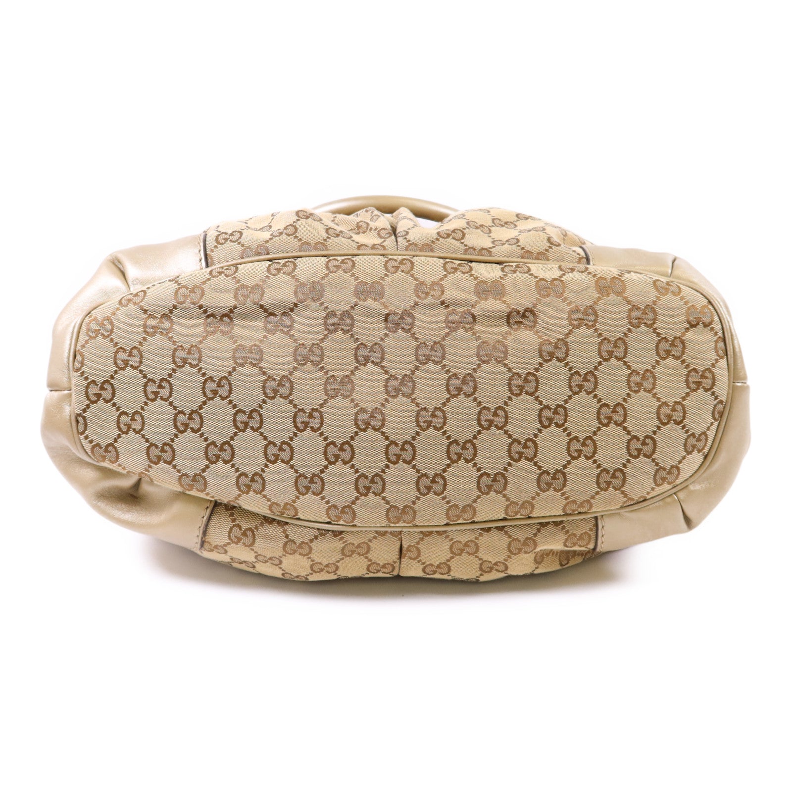 GUCCI 帆布2 Way Shoulder Bag金扣手挽肩背兩用袋