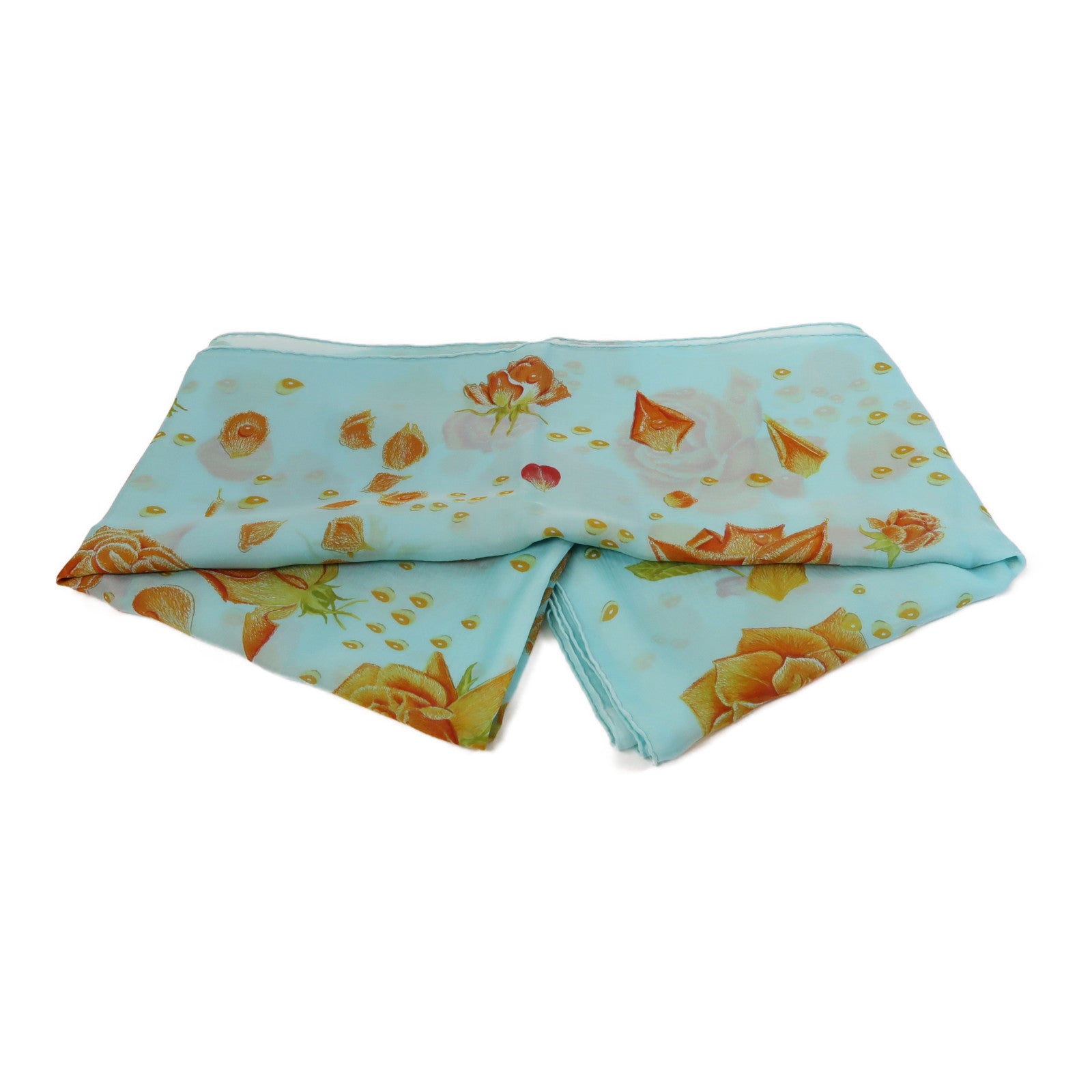 HERMES 【激減優惠】絲質70x195 Scarf圍巾湖水綠色