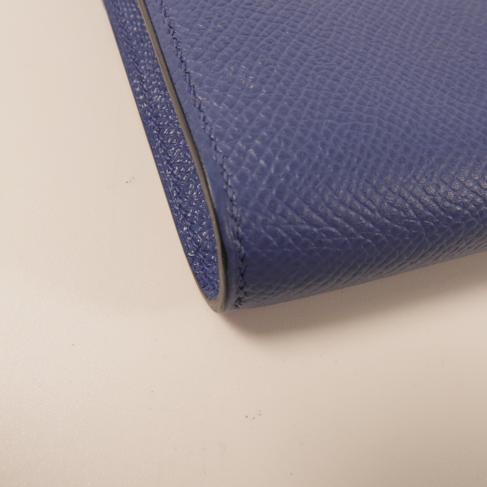 HERMES Epsom皮革Clic 16肩背袋Blue Brighton