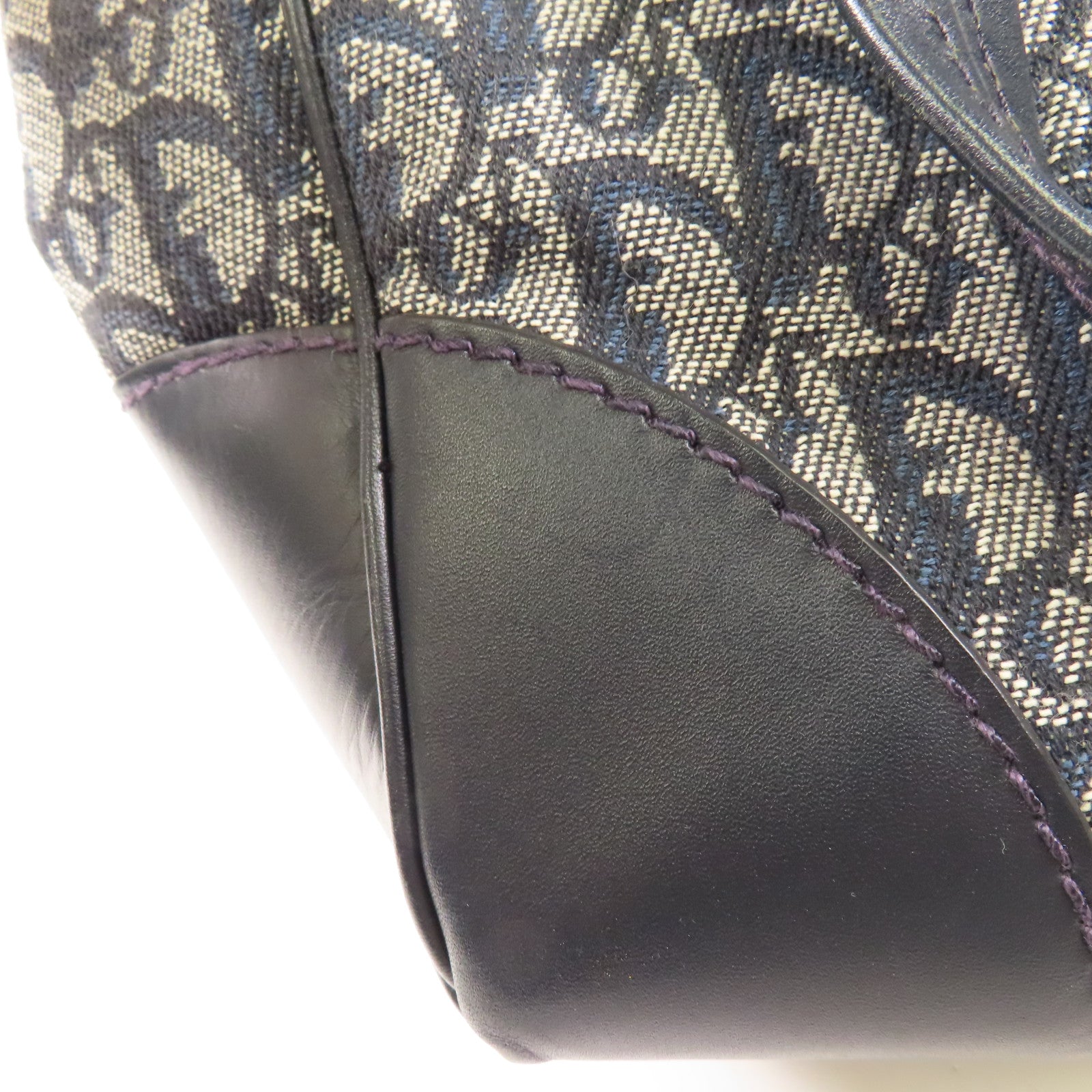 Dior 帆布Hand Bag銀扣手挽袋
