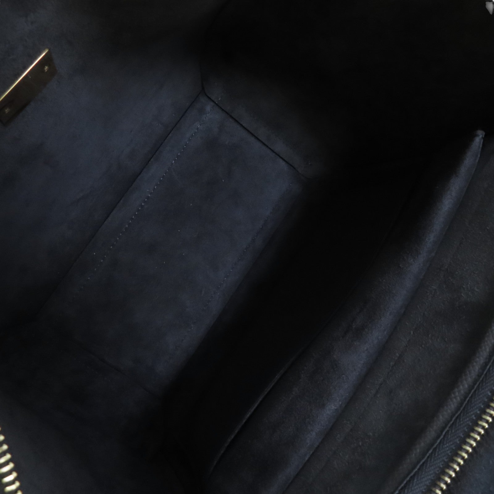 CELINE GHW Micro Belt Bag Handbag Shoulder Bag W-AT-2179 Calfskin Leather Grey