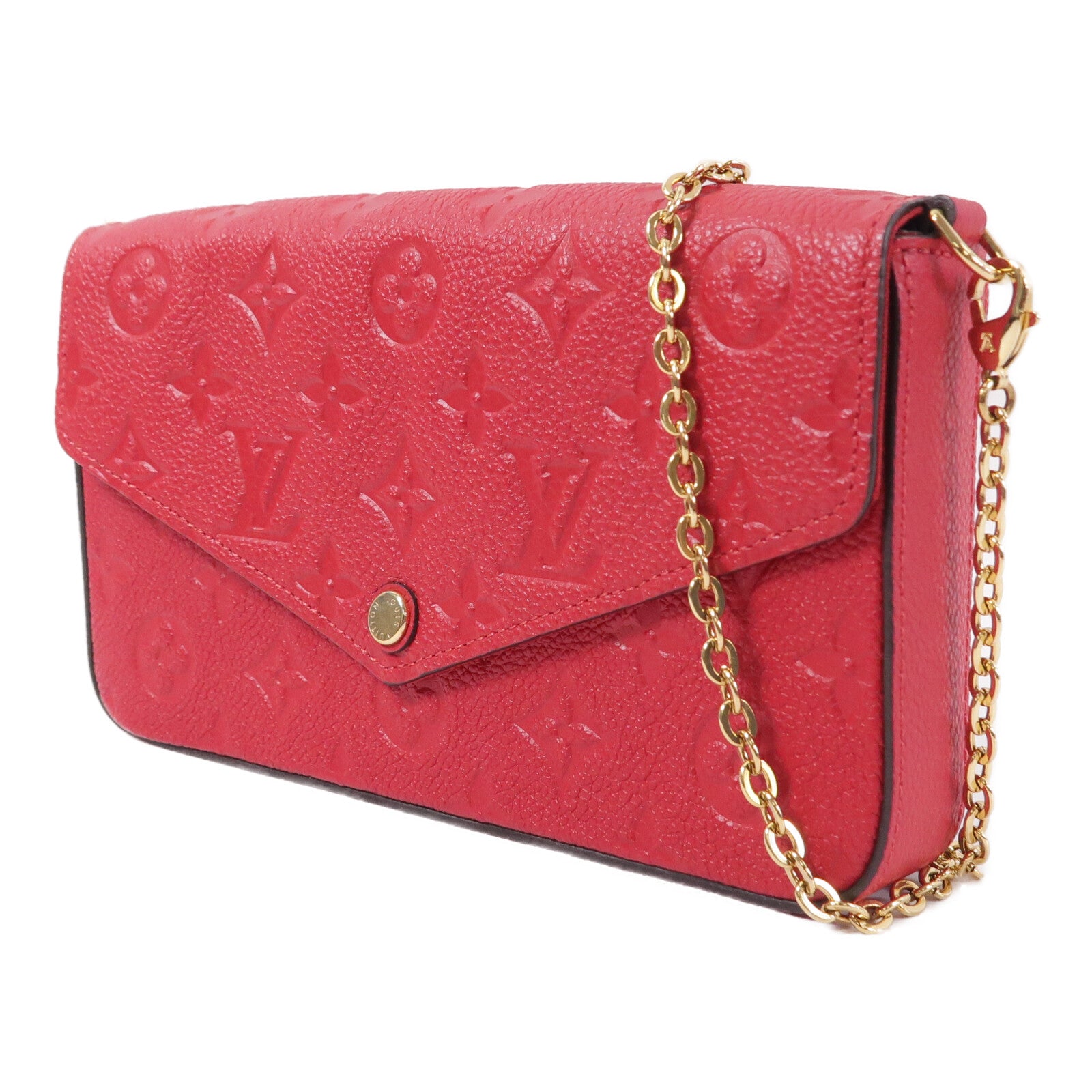 LOUIS VUITTON Monogram Empreinte Pochette Felicie鏈帶肩背袋