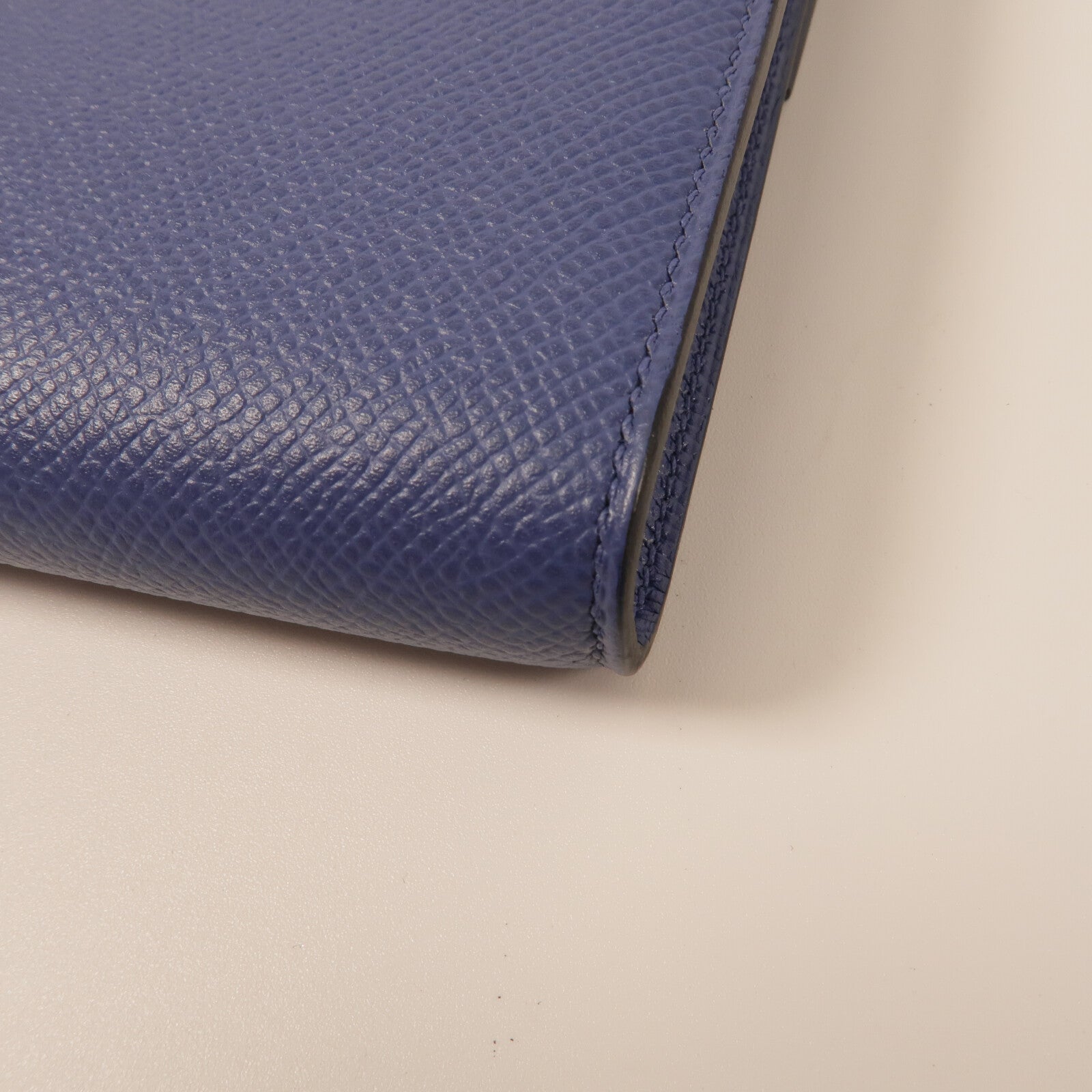 HERMES Epsom皮革Clic 16肩背袋Blue Brighton