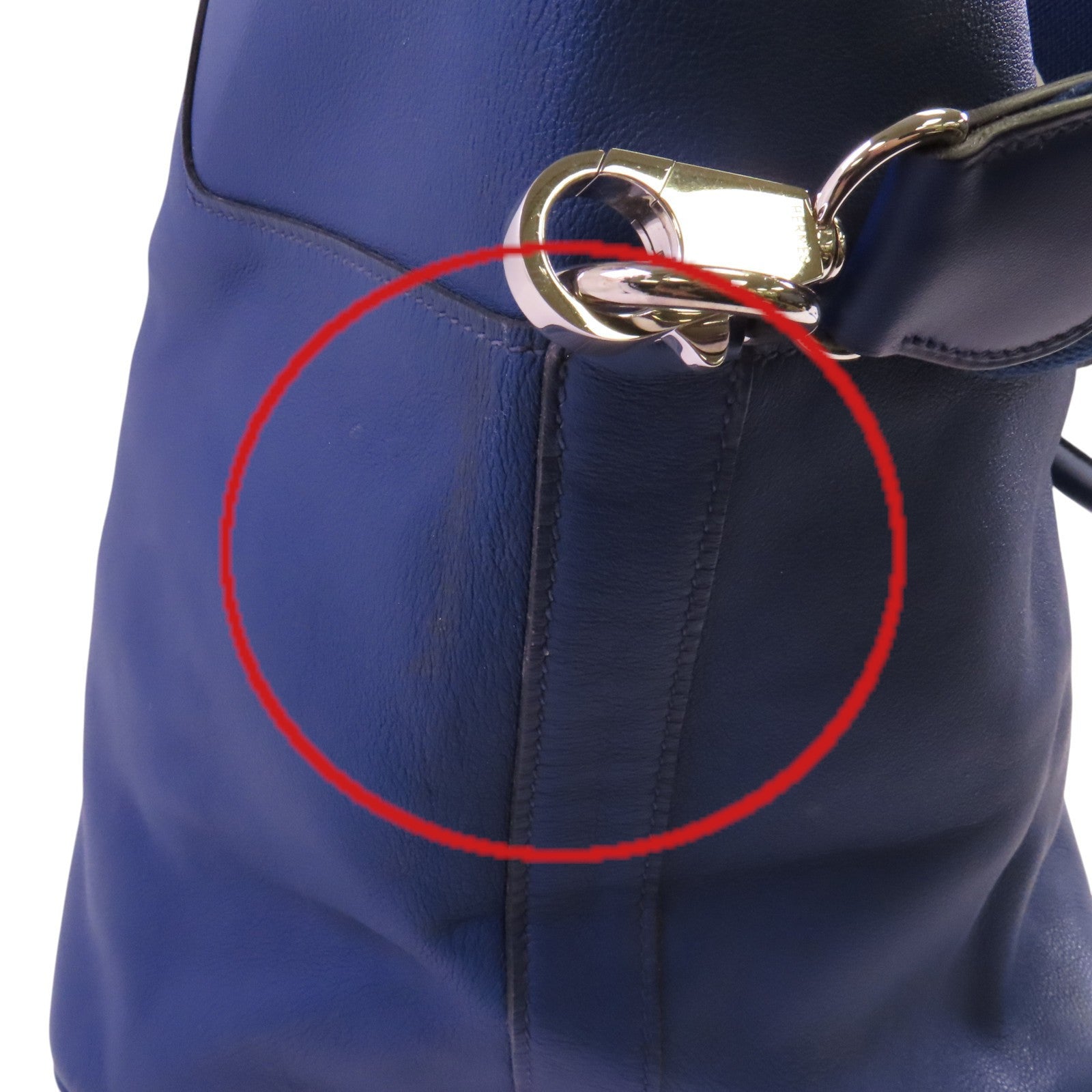 HERMES Swift皮革Tool Box 33銀扣手挽肩背兩用袋