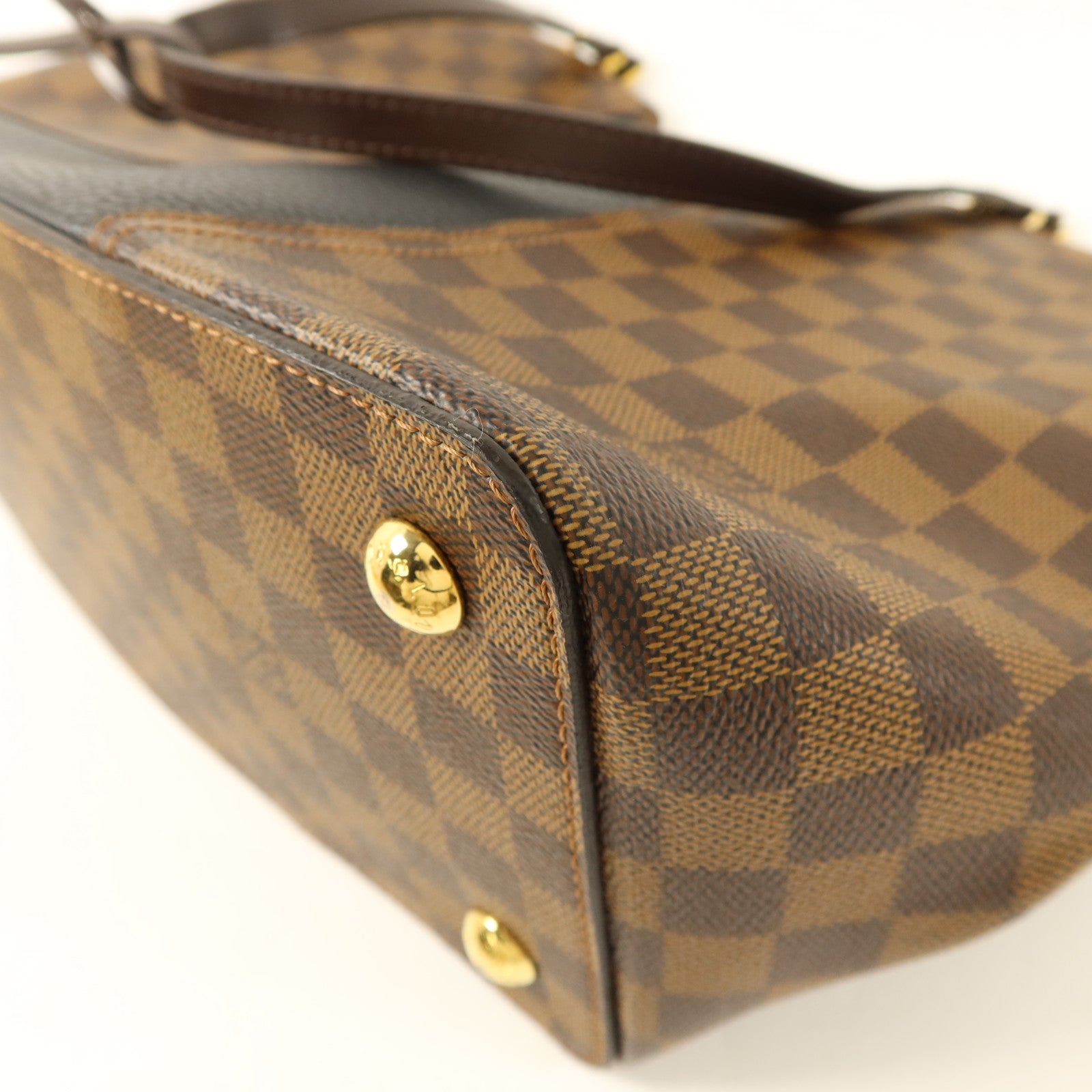 LOUIS VUITTON Damier Jersey金扣手挽肩背兩用袋