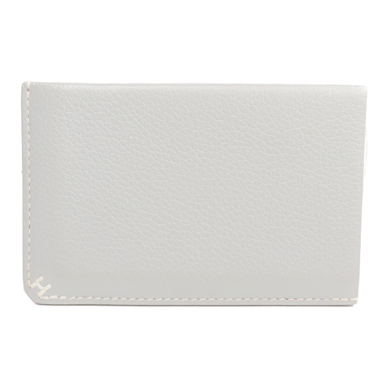 HERMES Evercolor皮革Card Case卡片套Gris Meyer
