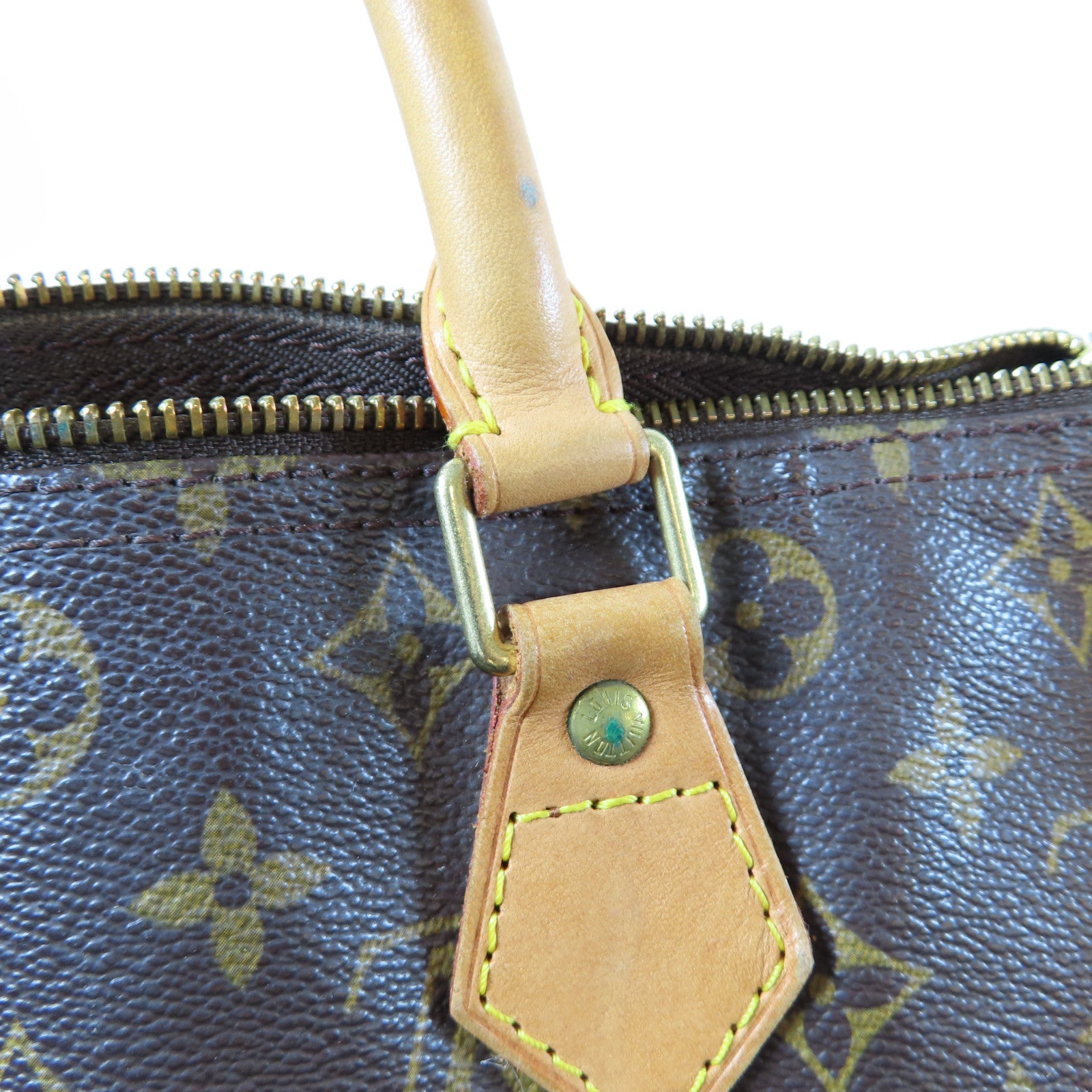 LOUIS VUITTON **【激減優惠】Monogram Speedy 30金扣手挽袋啡色