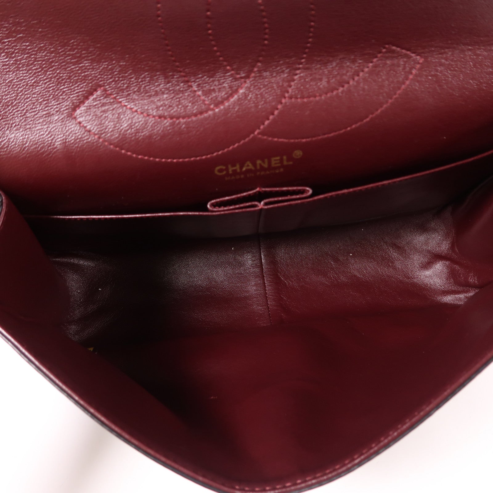 CHANEL 【激減優惠】牛皮皮革2.55金扣鏈帶肩背袋