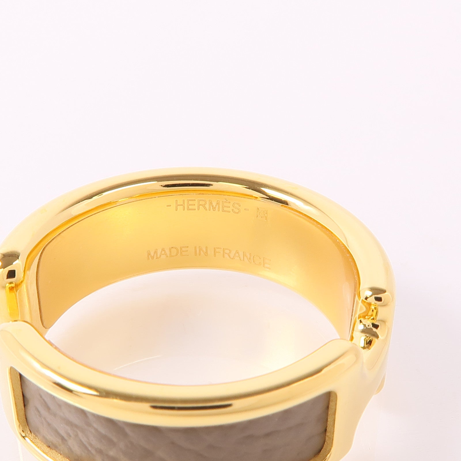 HERMES 金屬/皮革Olympe Ear Cuff耳夾