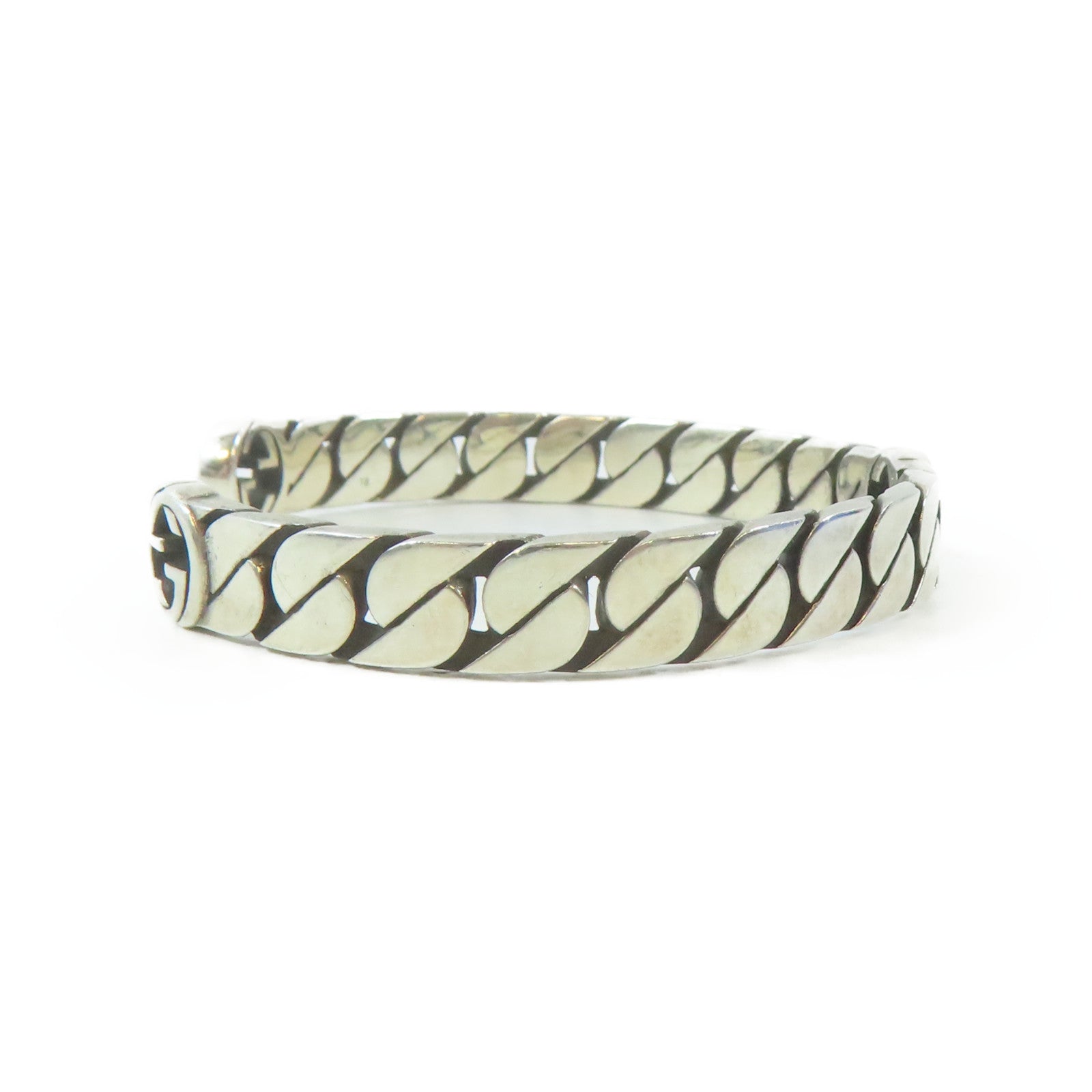 GUCCI 925純銀Bangle手鐲銀色