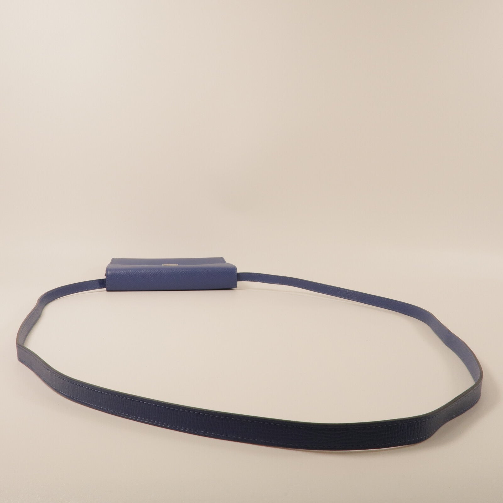 HERMES Epsom皮革Clic 16肩背袋Blue Brighton