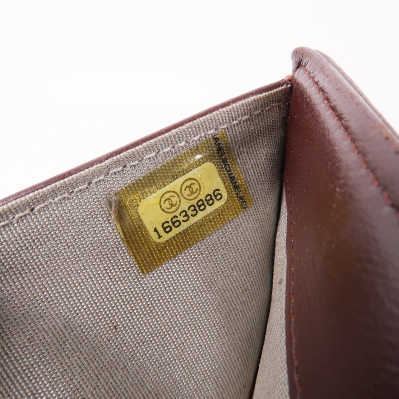 CHANEL 皮革Boy Wallet銀扣錢包