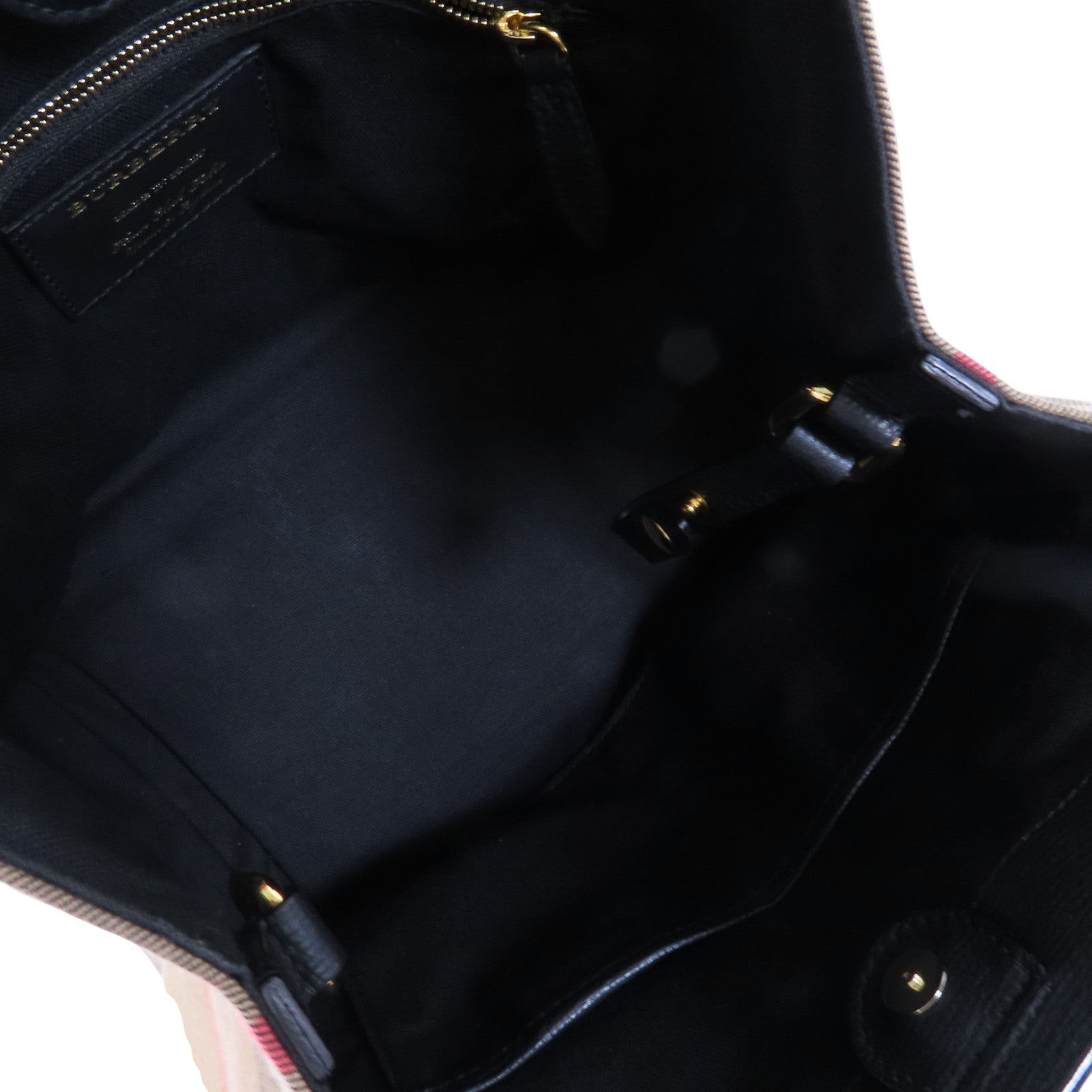 BURBERRY 牛皮皮革Tote Bag金扣肩背袋
