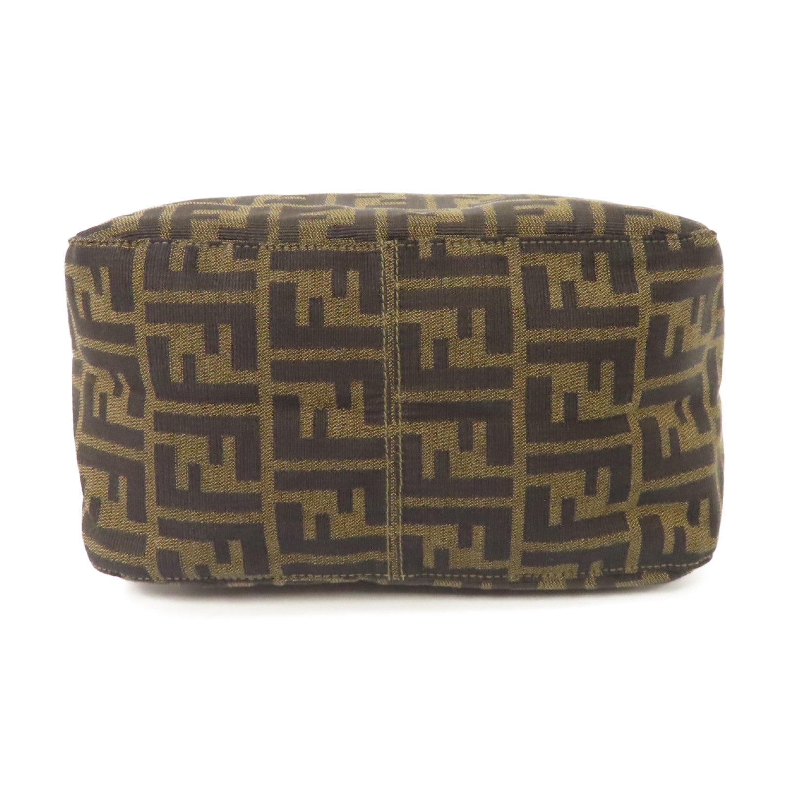 FENDI 帆布Shoulder Bag金扣肩背袋啡色