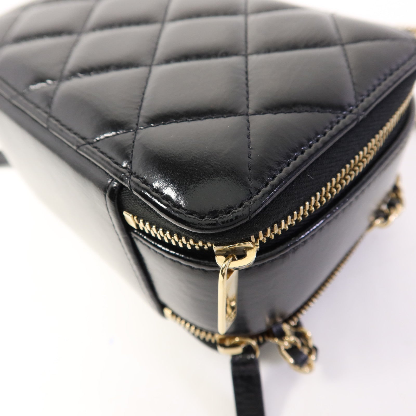 CHANEL 牛皮皮革2 Way Shoulder Bag金扣手挽肩背兩用袋
