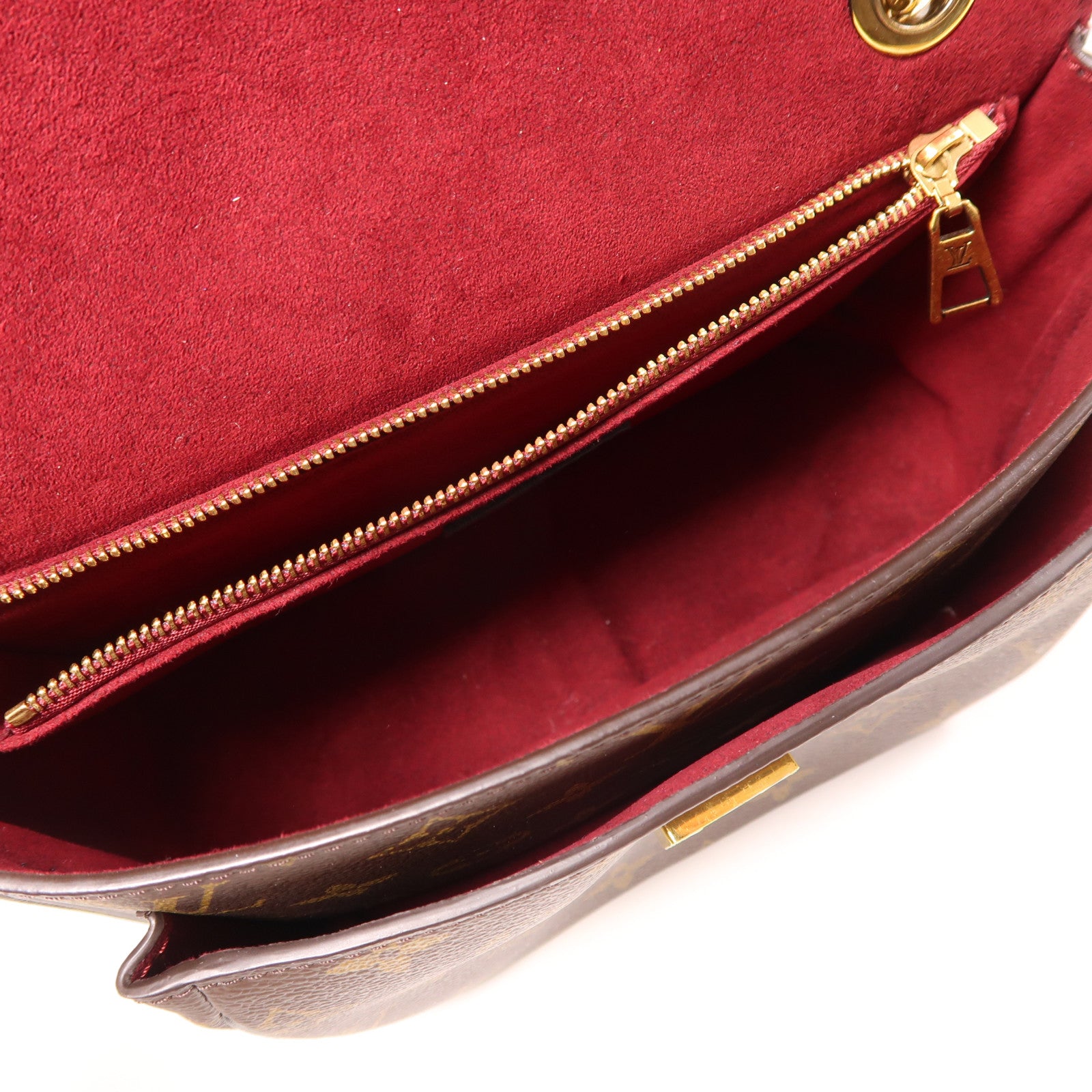 LOUIS VUITTON Monogram Passy金扣肩背袋棕色