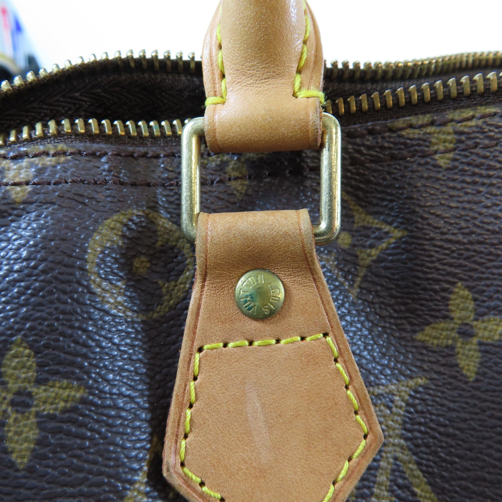 LOUIS VUITTON **【激減優惠】Monogram Speedy 30金扣手挽袋啡色