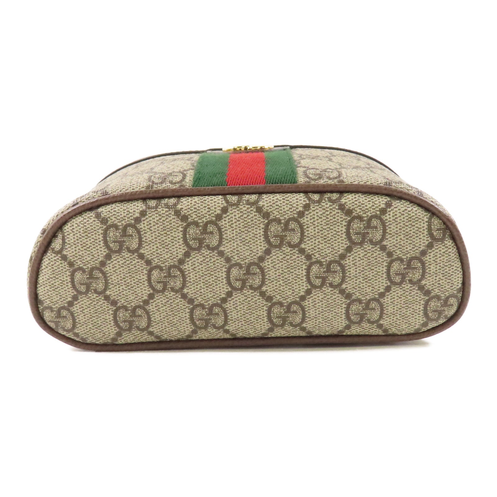GUCCI 塗層帆布GG Supreme Ophidia金扣腰包/鏈帶肩背袋