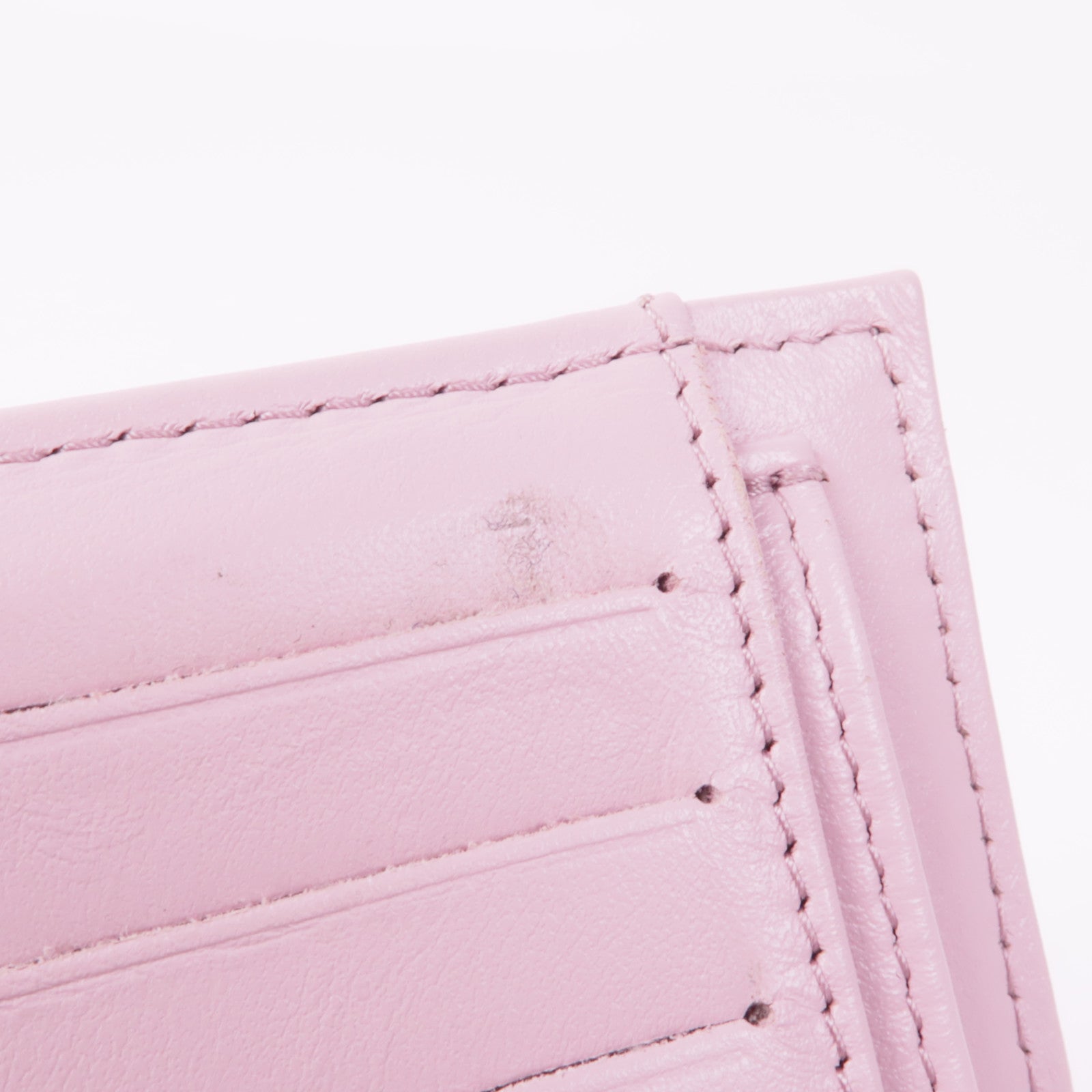 CHANEL 牛皮皮革Wallet金扣錢包