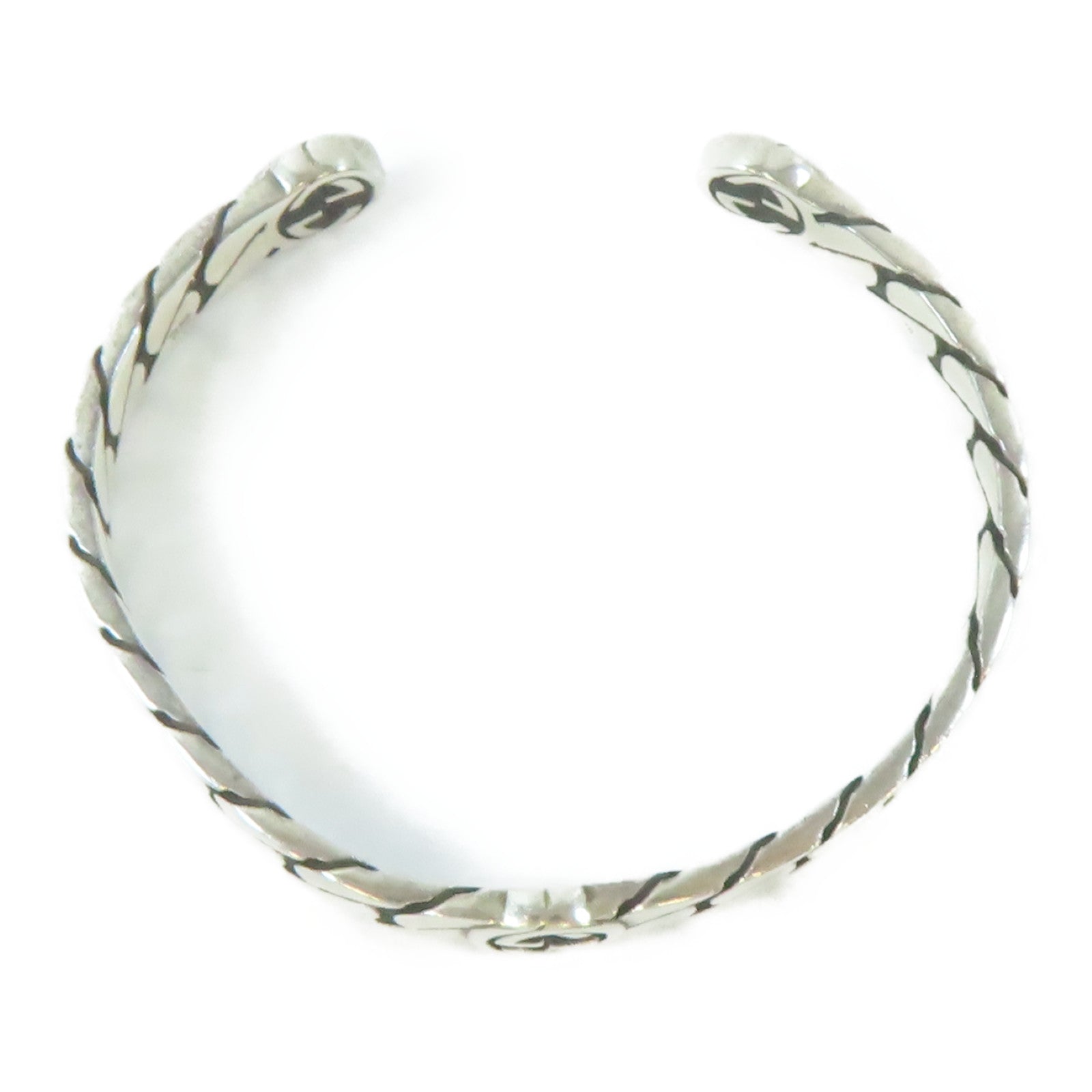 GUCCI 925純銀Bangle手鐲銀色
