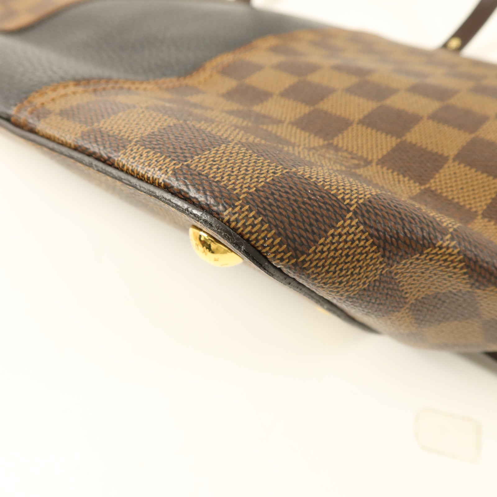 LOUIS VUITTON Damier Jersey金扣手挽肩背兩用袋