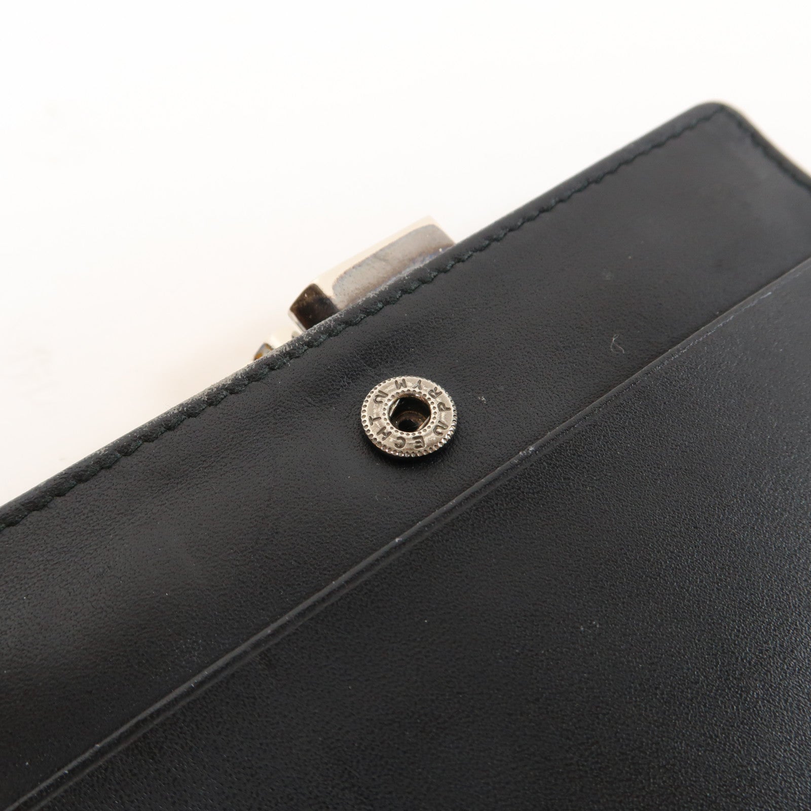 Dior 【激減優惠】帆布Vintage Wallet銀扣錢包黑色