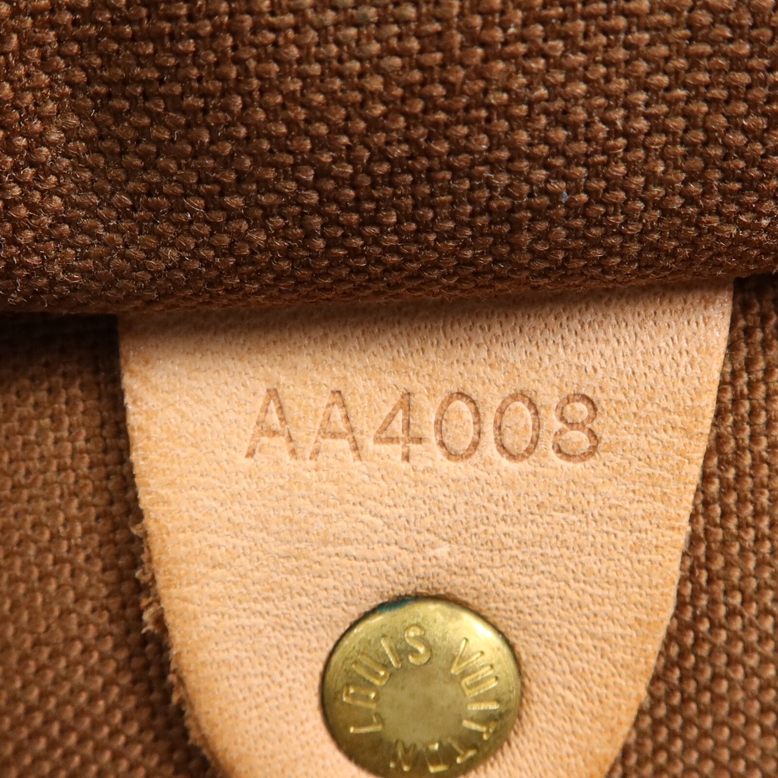 LOUIS VUITTON Monogram Speedy 35金扣手挽袋