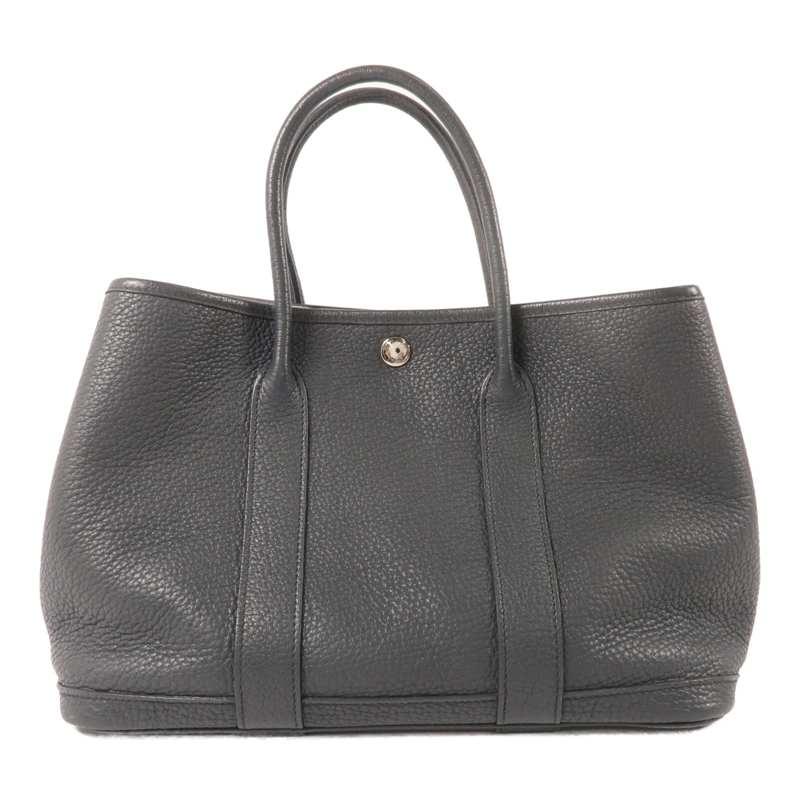 HERMES Negonda皮革Garden Party TPM手挽袋Ardoise