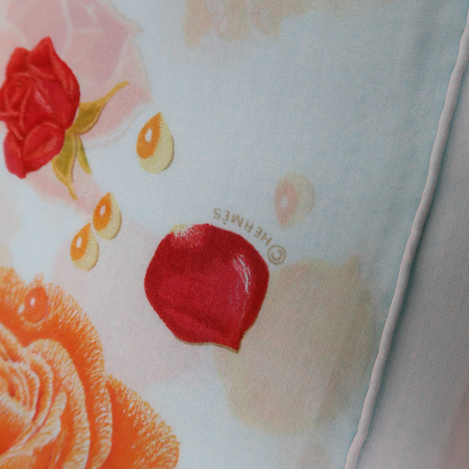 HERMES 【激減優惠】絲質70x195 Scarf圍巾湖水綠色