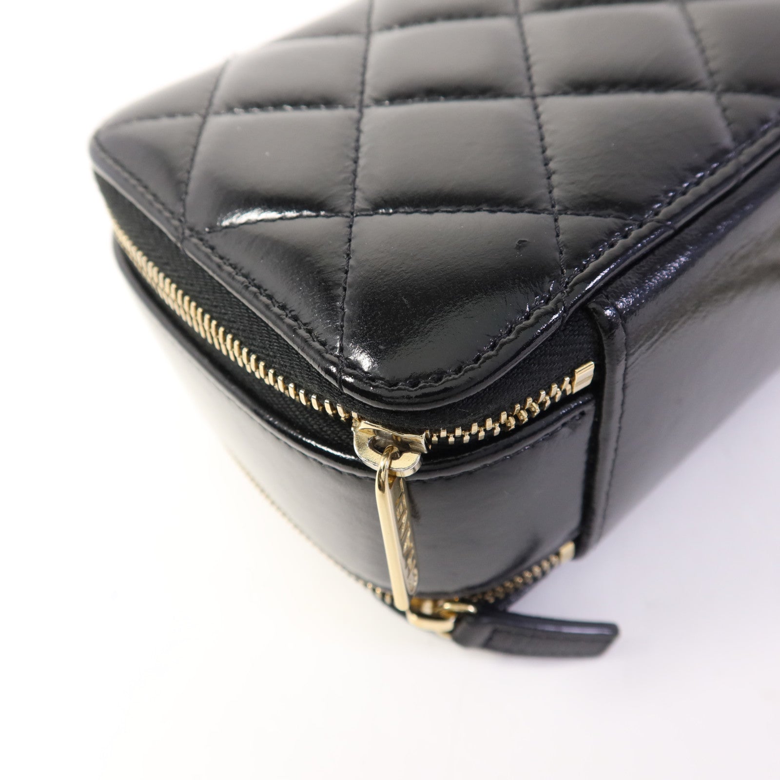 CHANEL 牛皮皮革2 Way Shoulder Bag金扣手挽肩背兩用袋