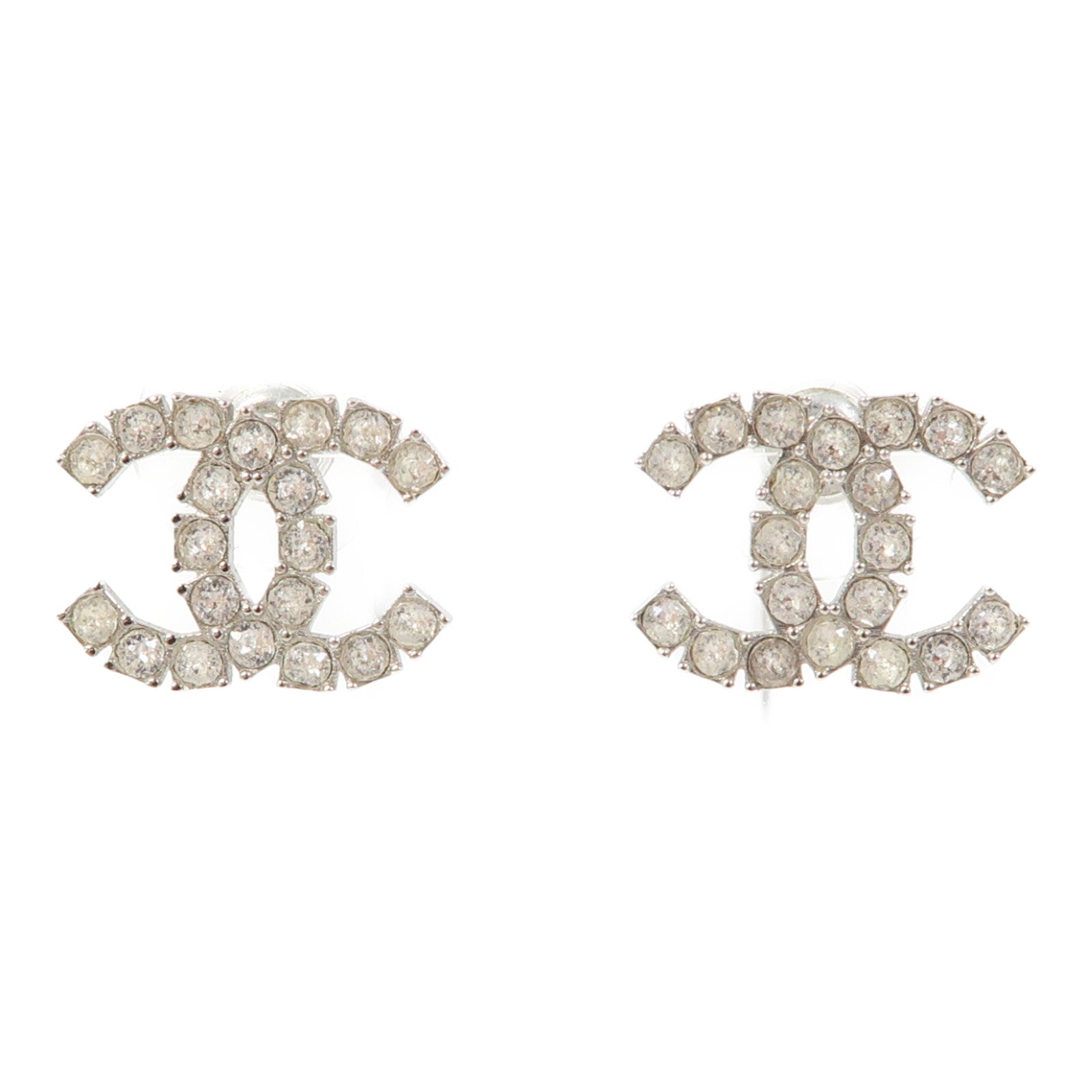 CHANEL 金屬Earrings耳環銀色