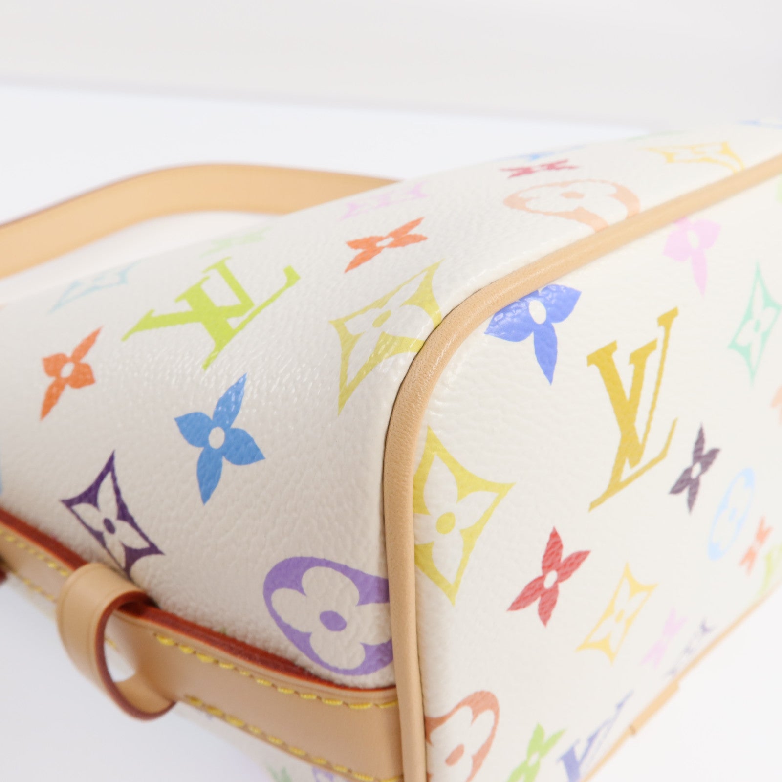 LOUIS VUITTON Monogram Multicolore LV x TM All In BB金扣手挽肩背兩用袋