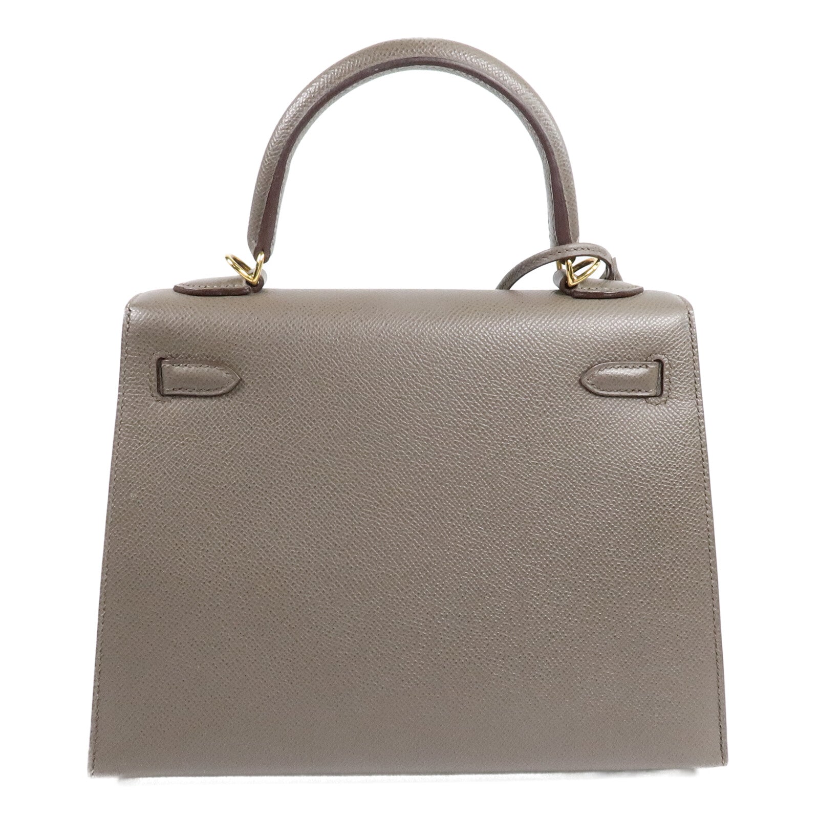 HERMES Epsom皮革Kelly 25手挽肩背兩用袋Etain