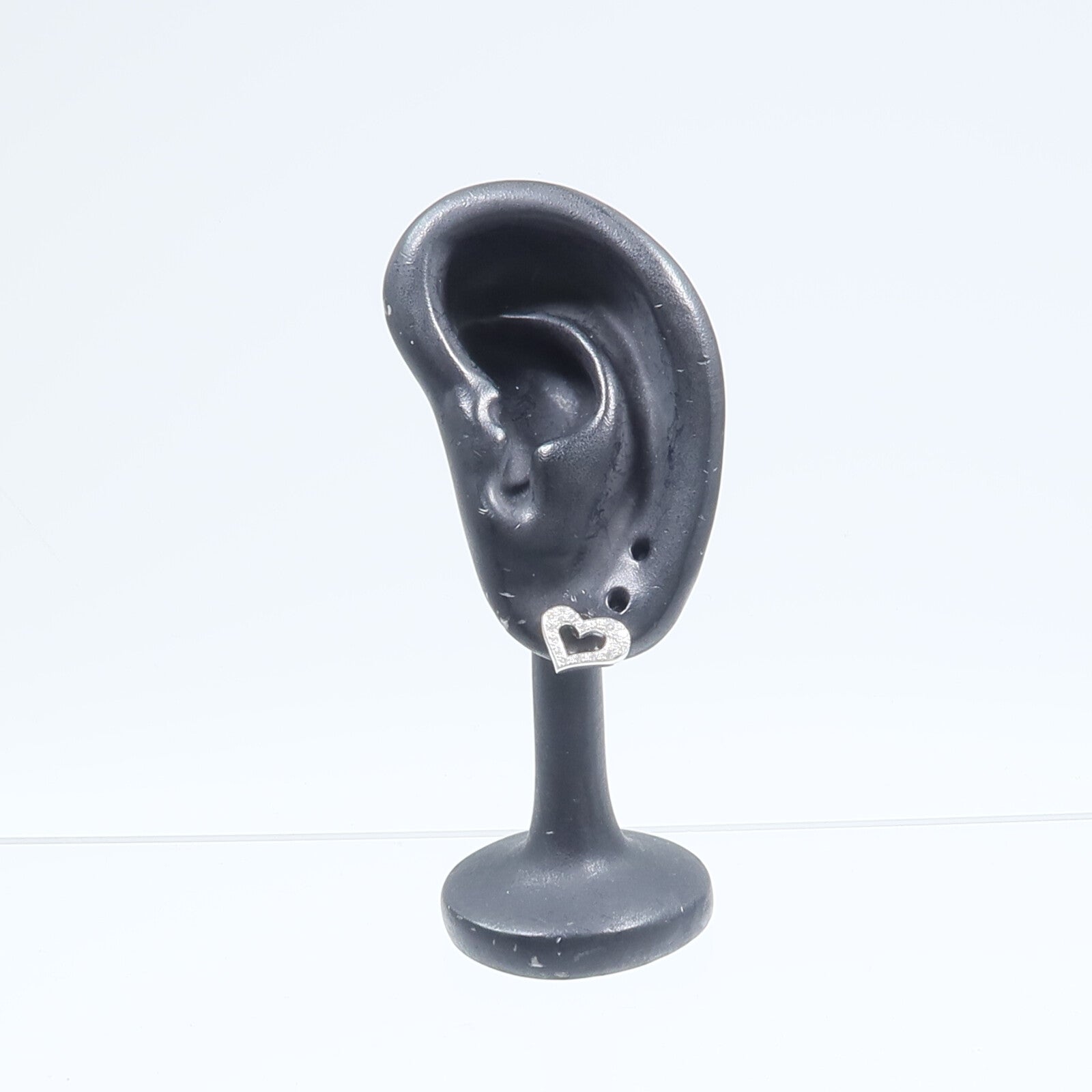 PIAGET 18K白金Stud Earrings Heart耳環