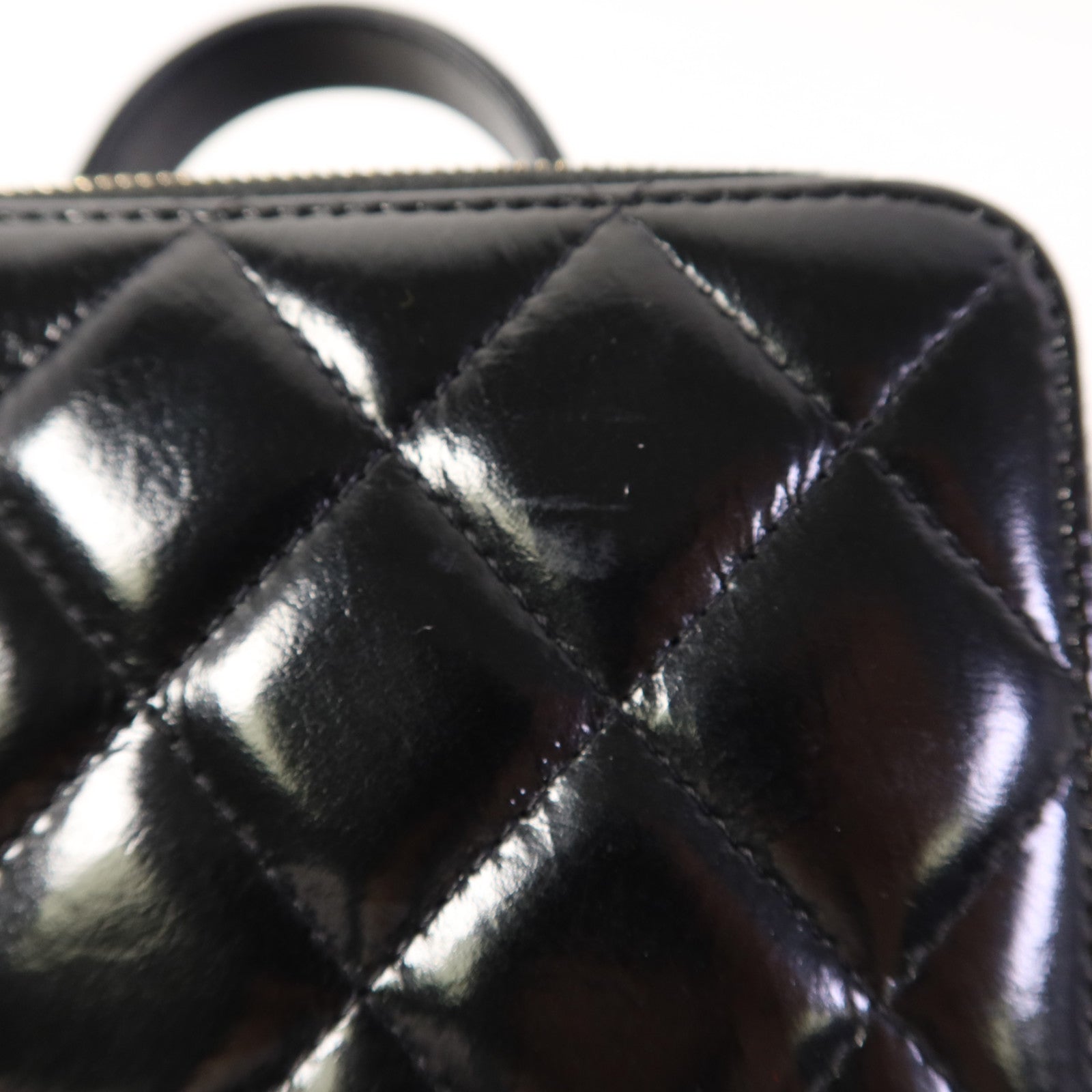 CHANEL 牛皮皮革2 Way Shoulder Bag金扣手挽肩背兩用袋