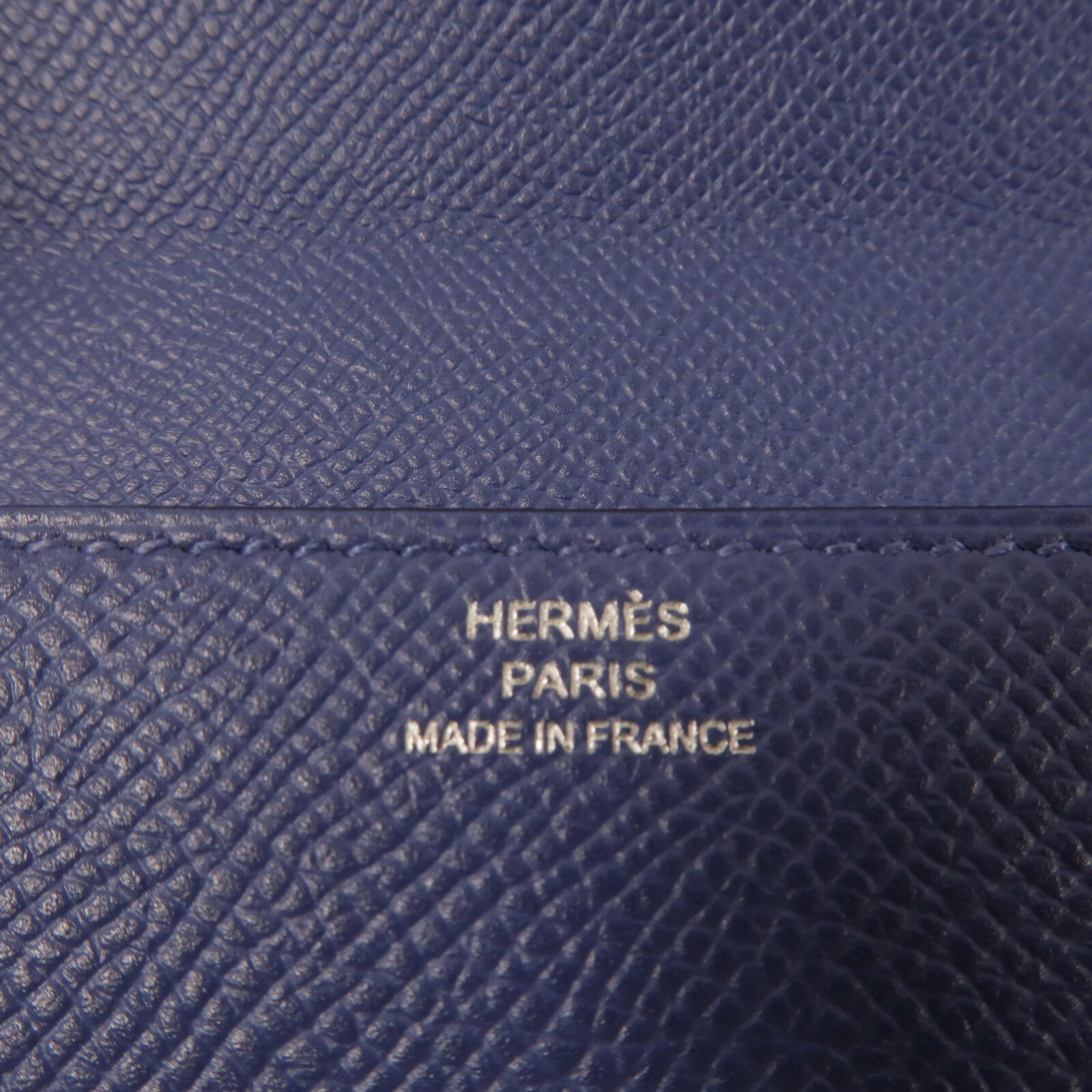 HERMES Epsom皮革Clic 16肩背袋Blue Brighton